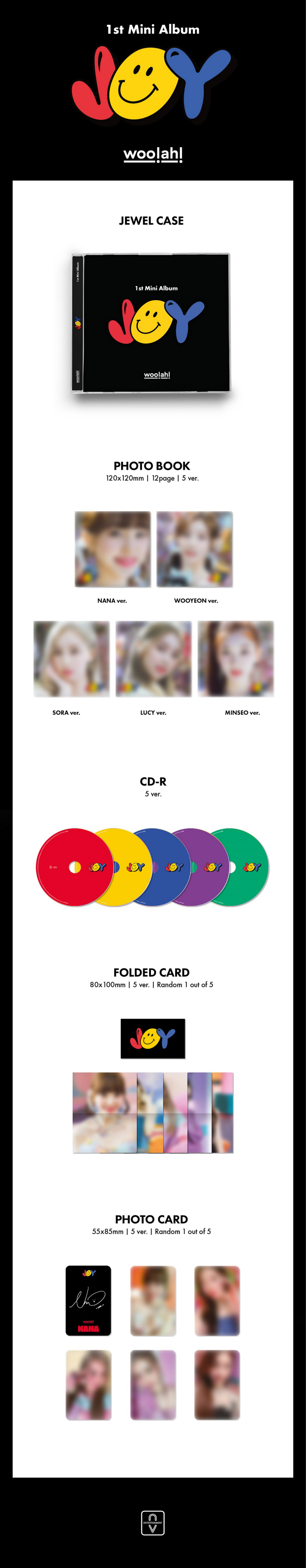 WOO!AH! JOY Jewel Case ver - Asiaworldmusic Musica