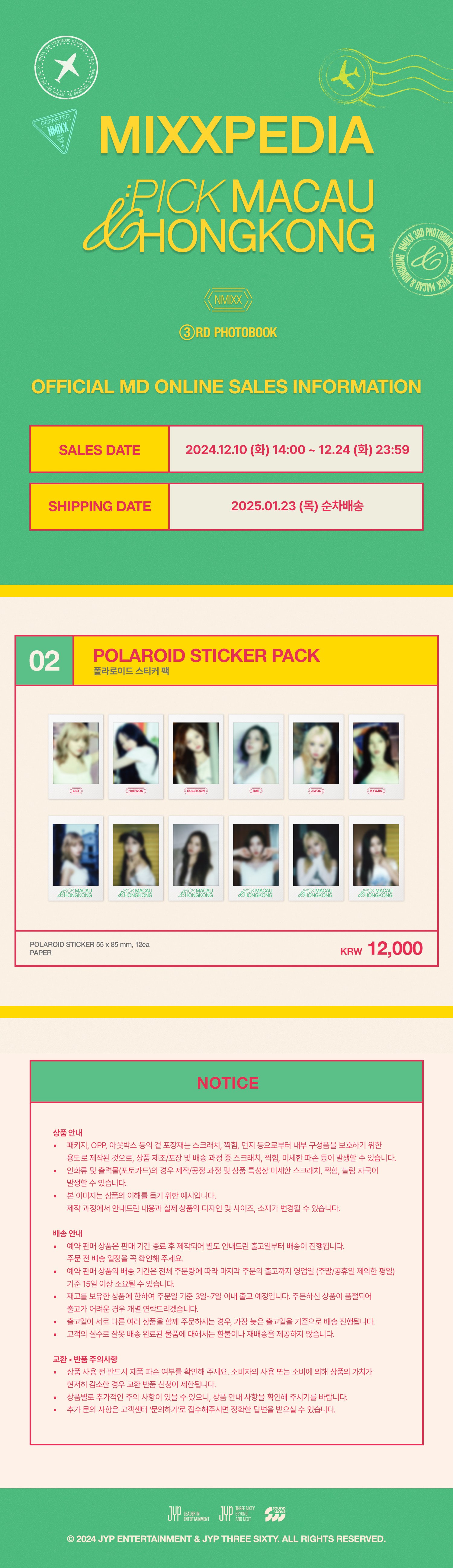 NMIXX MIXXPIDIA POLAROID STICKER PACK