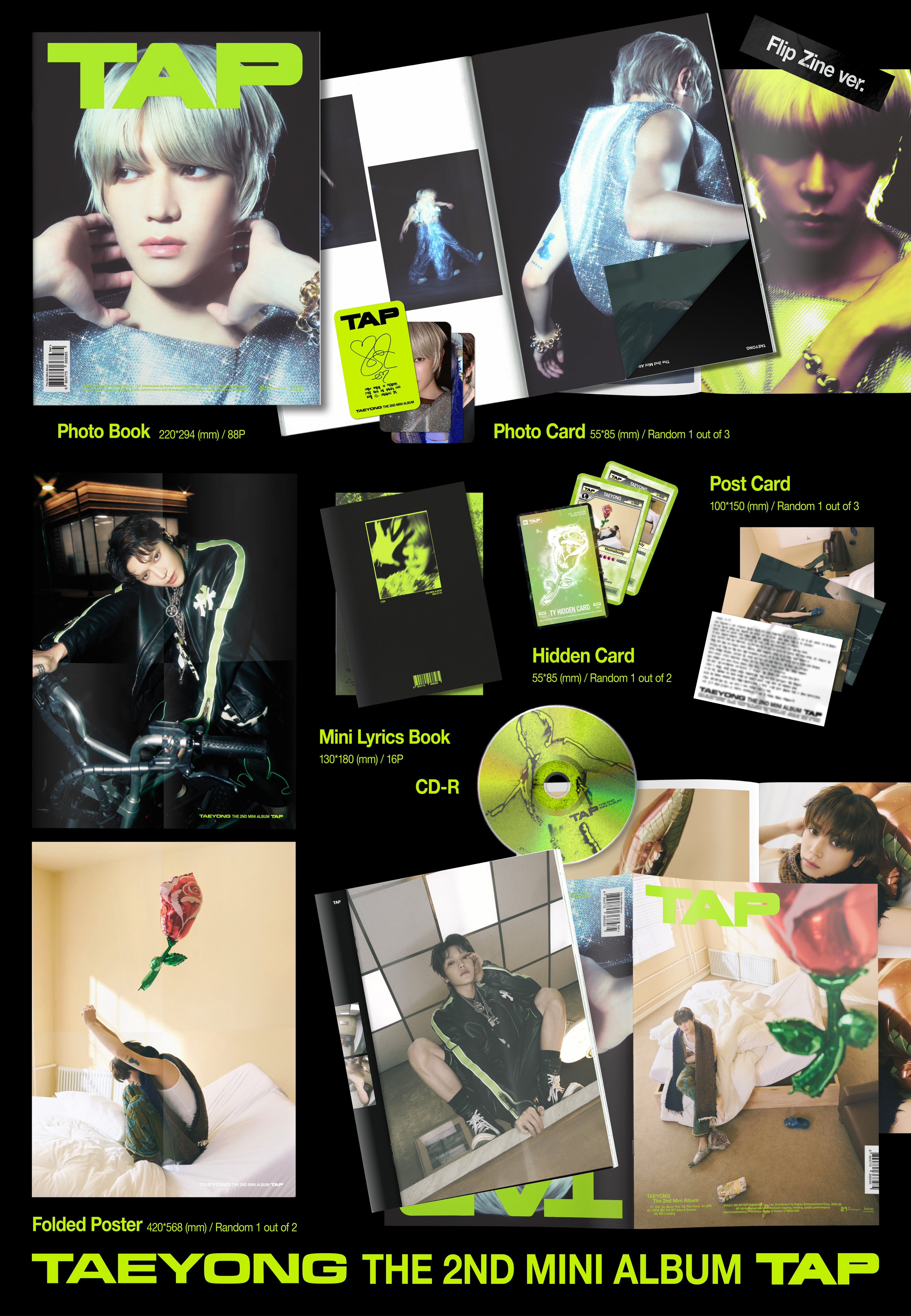 taeyong tap flip zine version