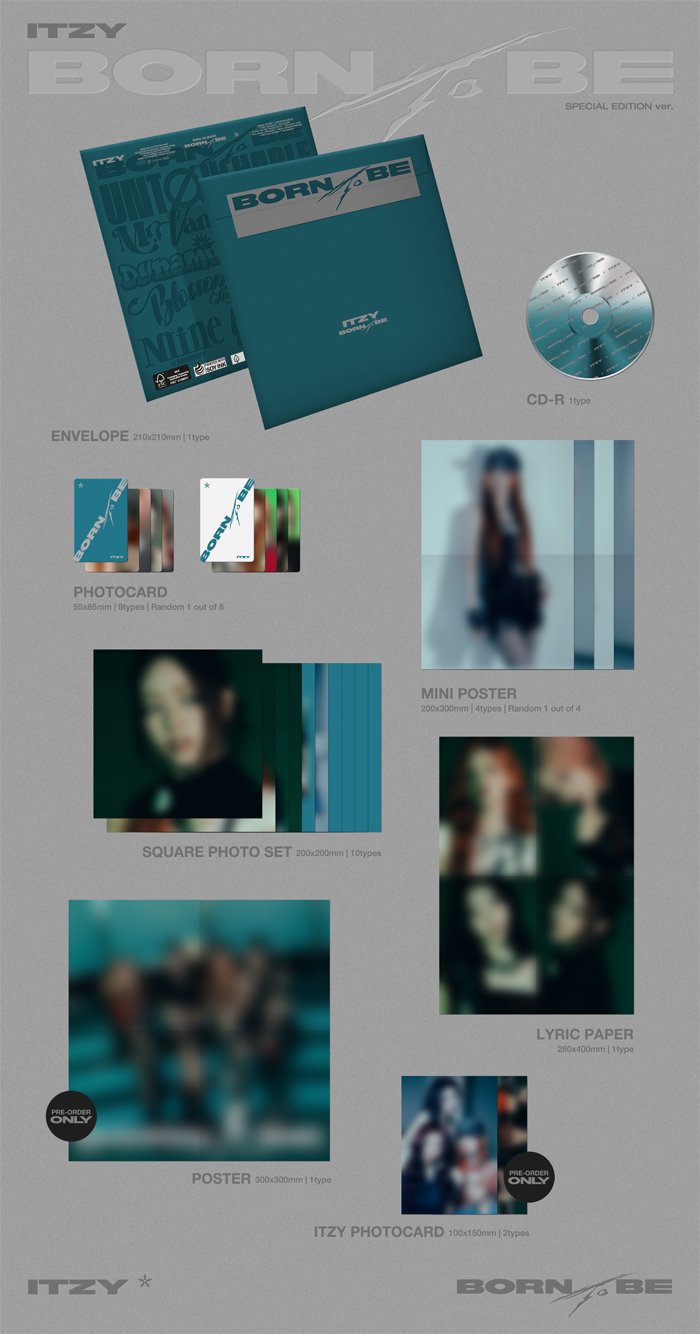 itzy born to be special edition mr vampire