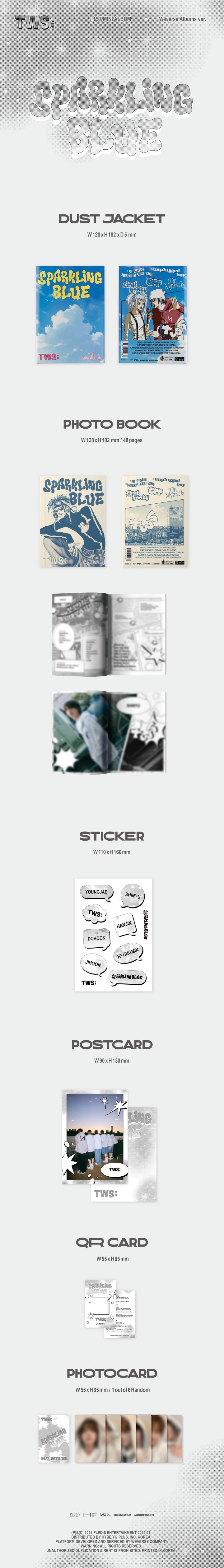 tws sparkling blue weverse albums