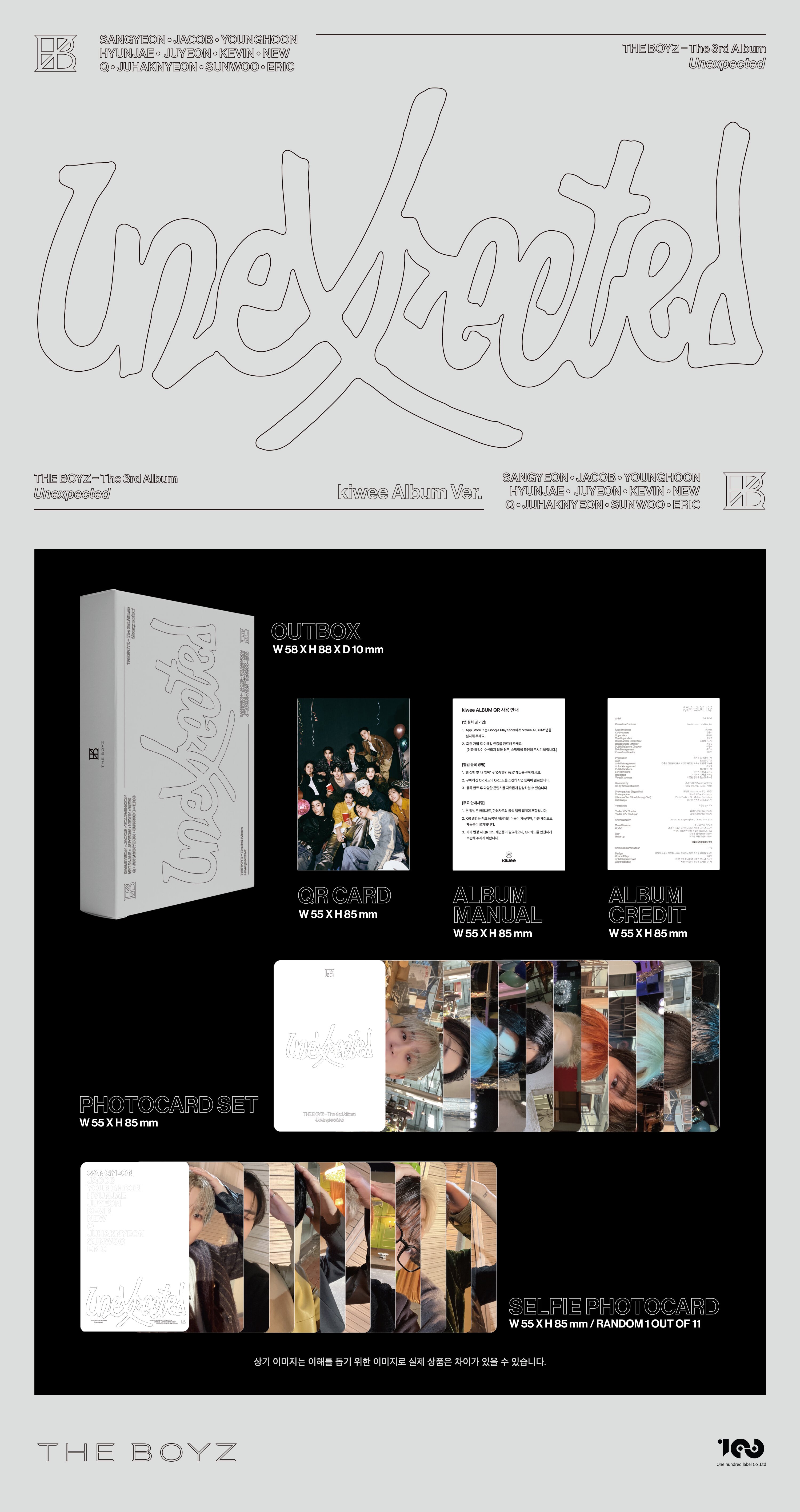 THE BOYZ UNEXPECTED kiwee album