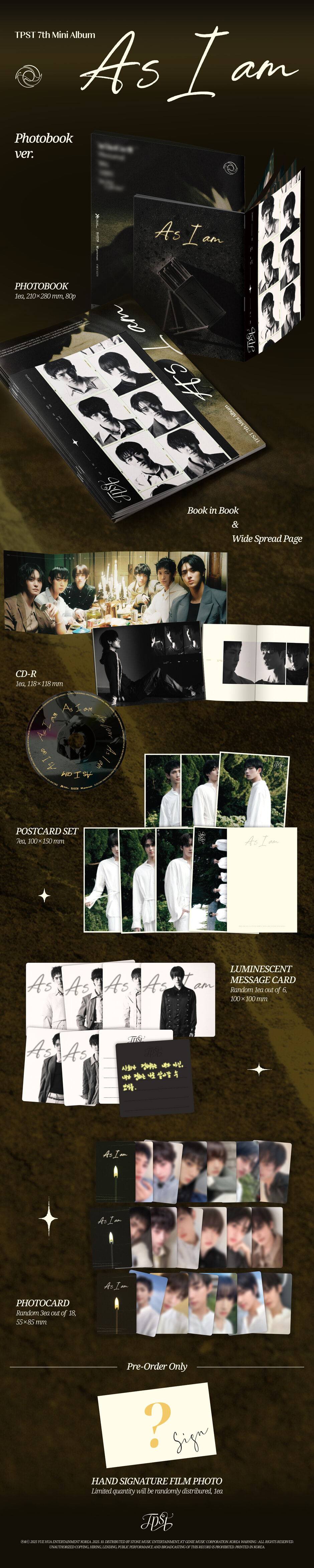 TEMPEST - As I am (Photobook version)