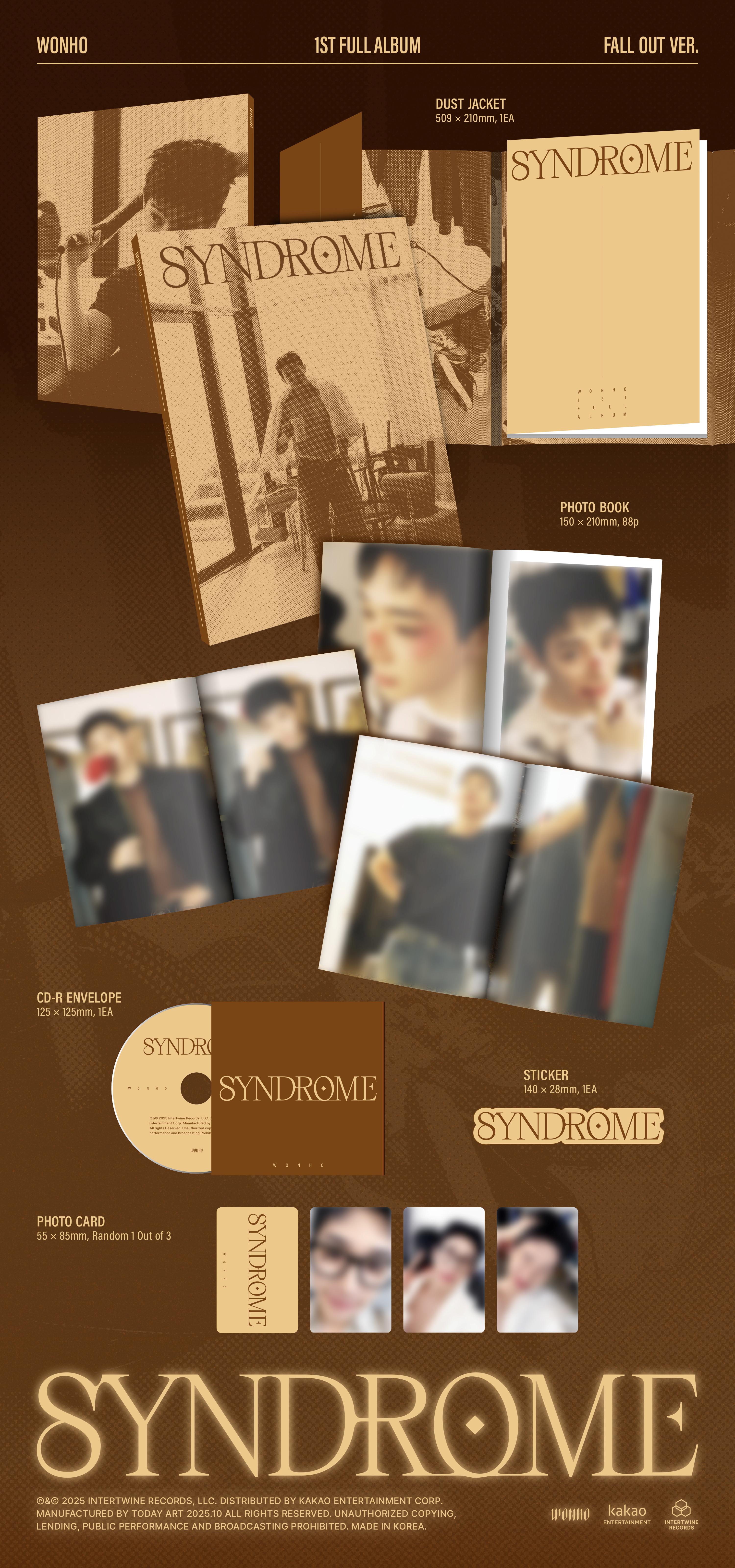 WONHO - SYNDROME (FALL OUT Ver.)