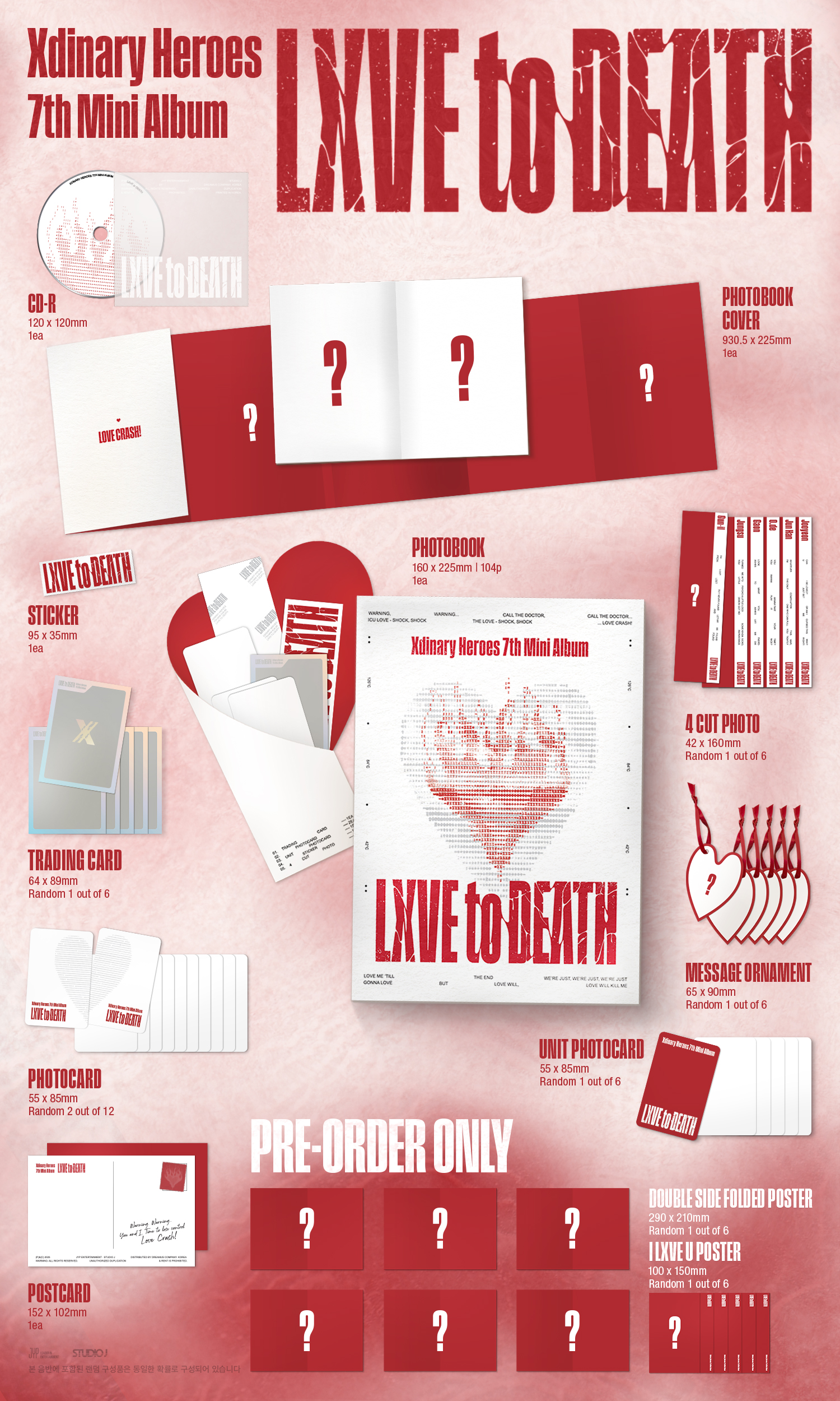 Xdinary Heroes - LXVE to DEATH (Photobook L§ove Sick)