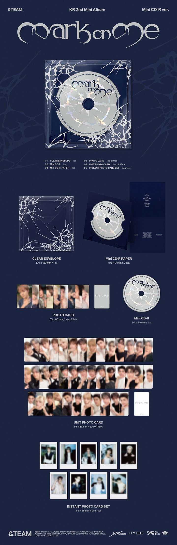 &TEAM - Mark On Me (Mini CD)