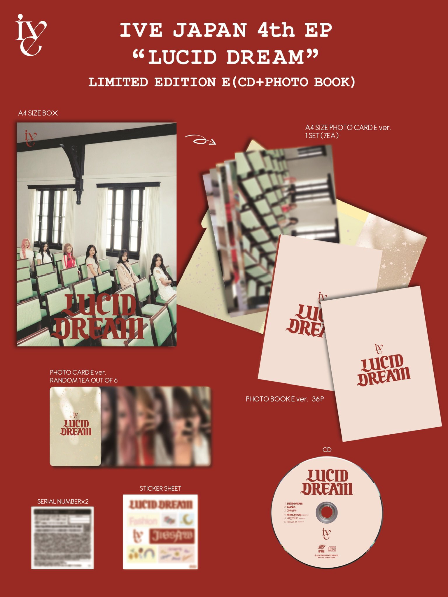 IVE - LUCID DREAM (Limited Edition E)
