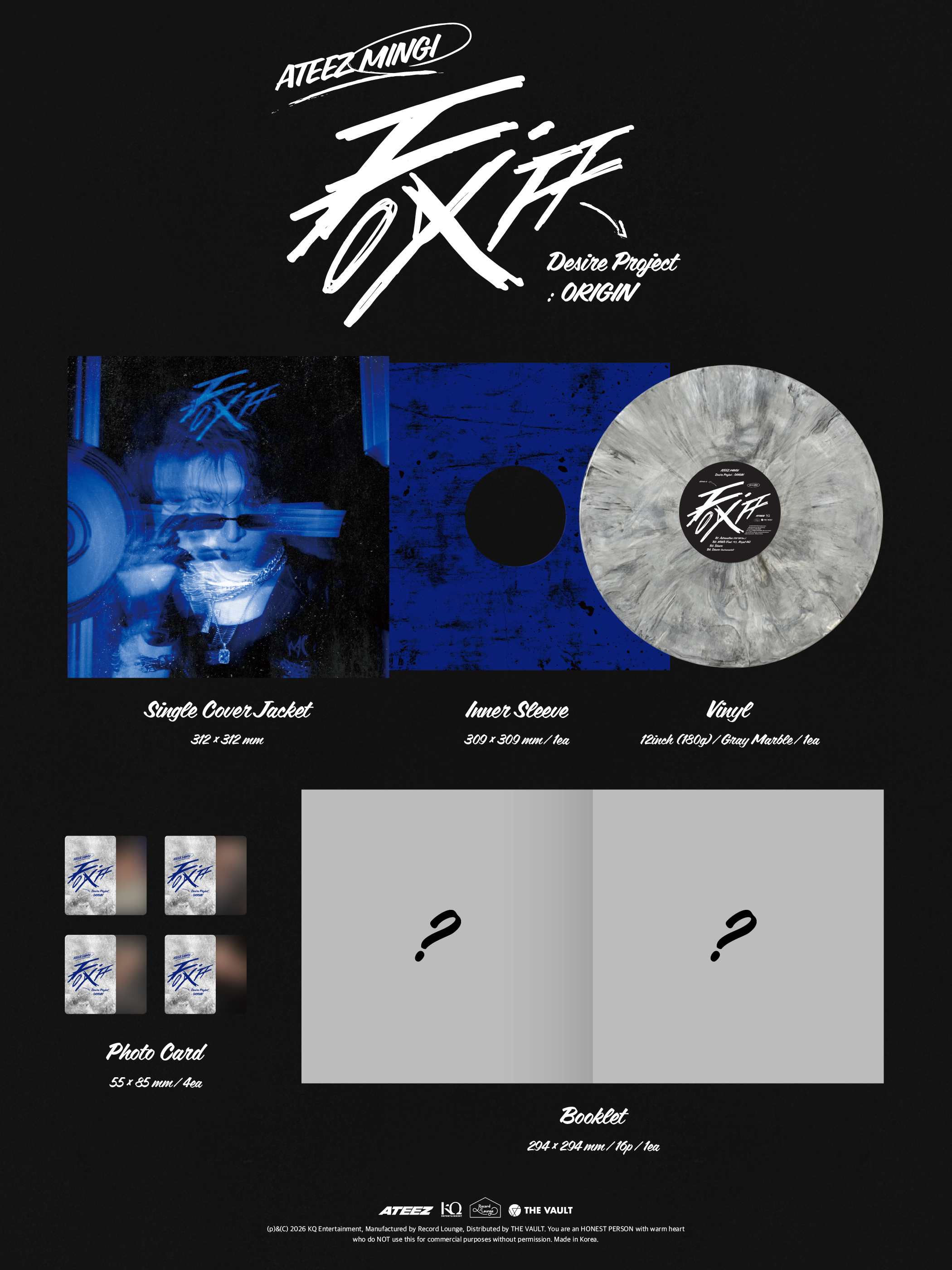 MINGI FIX OFF Desire Project : ORIGIN (Vinyl)