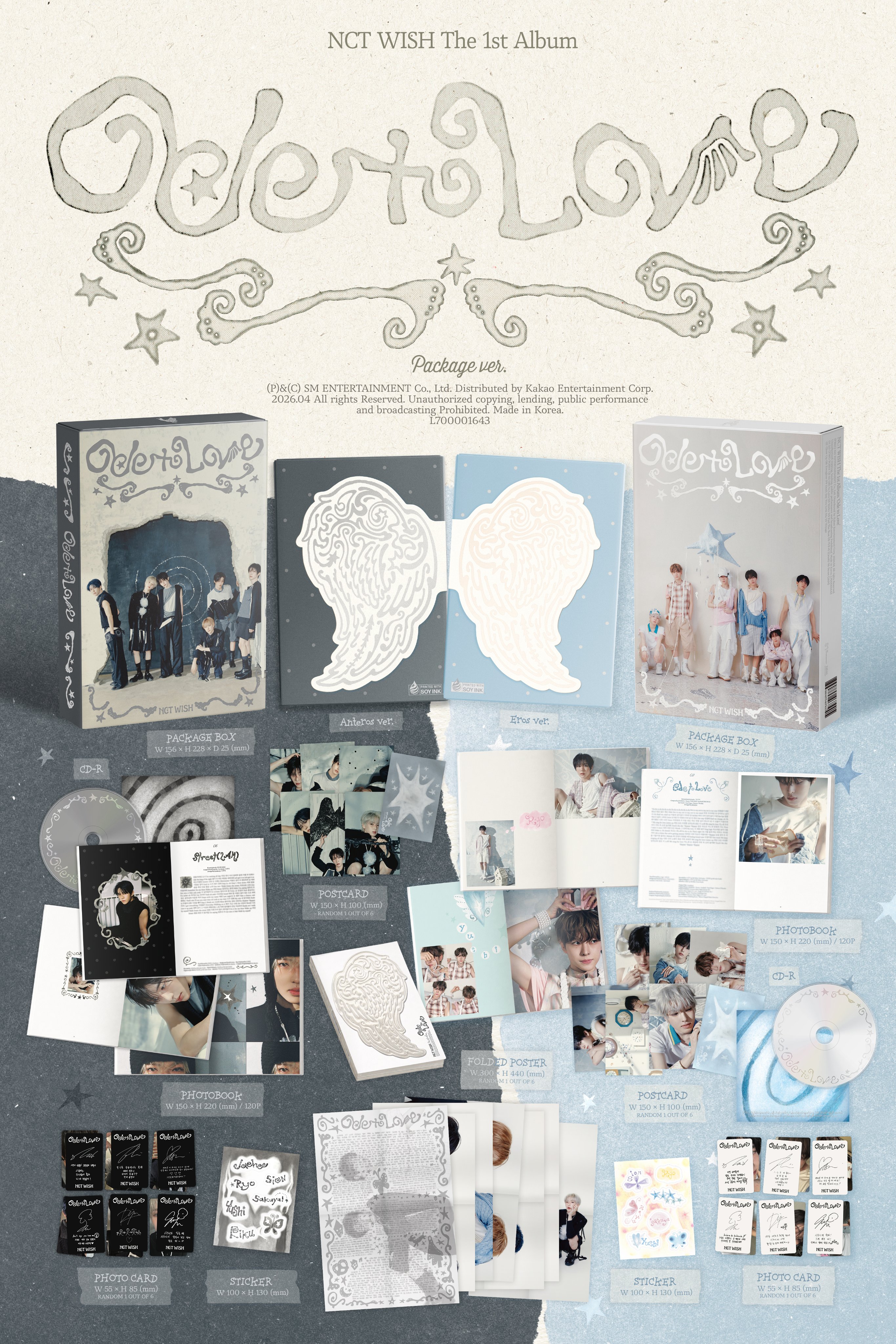 NCT WISH - Ode to Love (Package version)