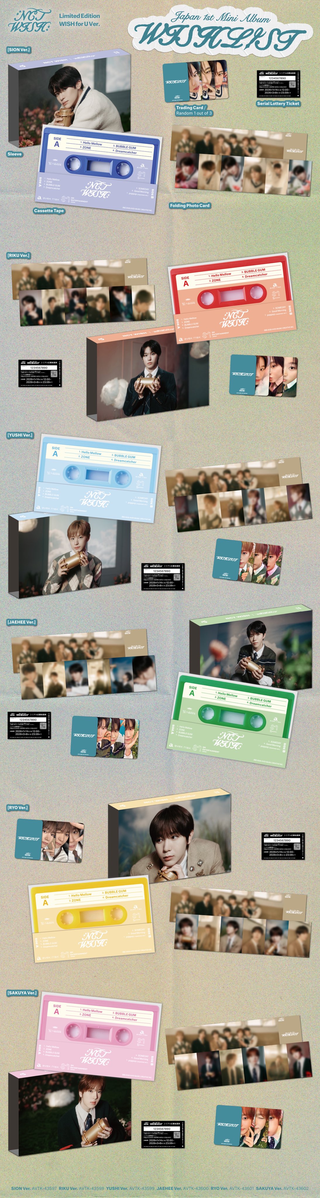 NCT WISH WISHLIST (WISH for U ver.)