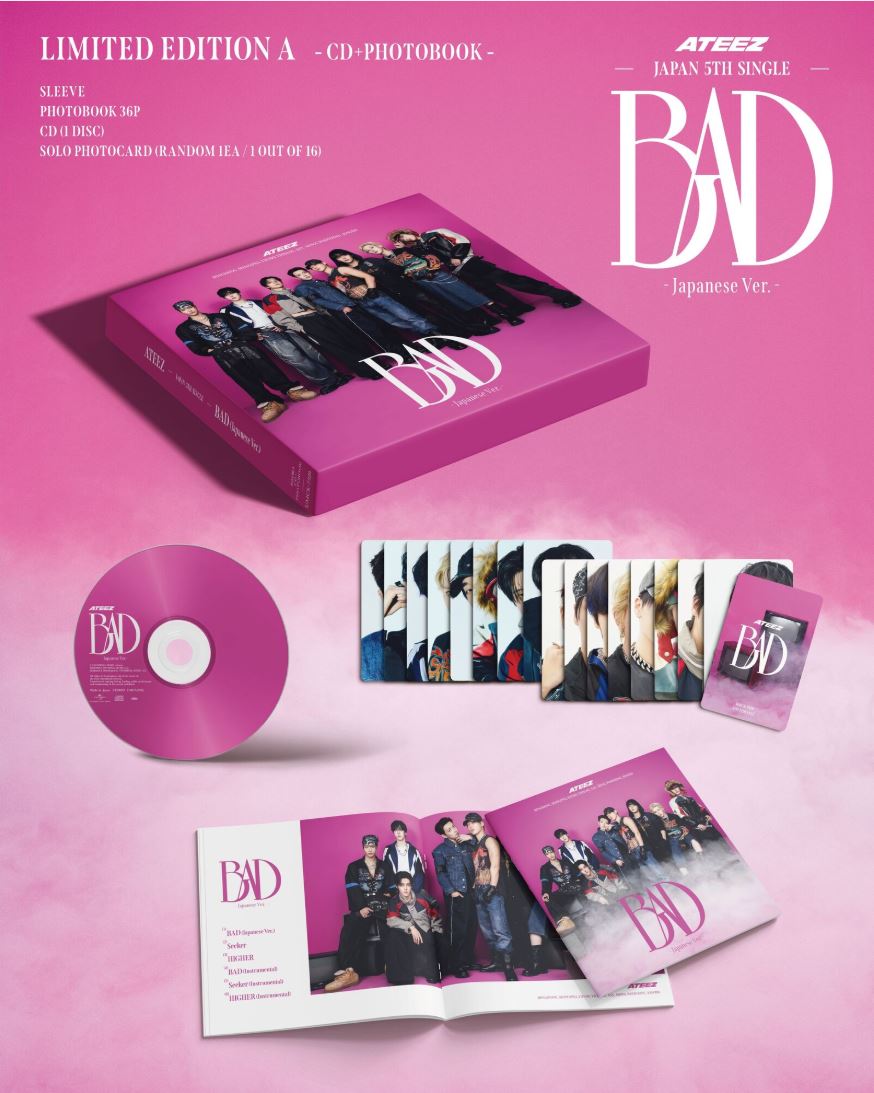 ATEEZ - [BAD] Japanese ver. (Limited Edition A)