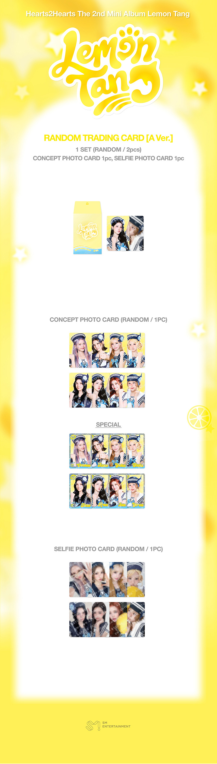 HEARTS2HEARTS LEMON TANG MD - RANDOM TRADING CARD A