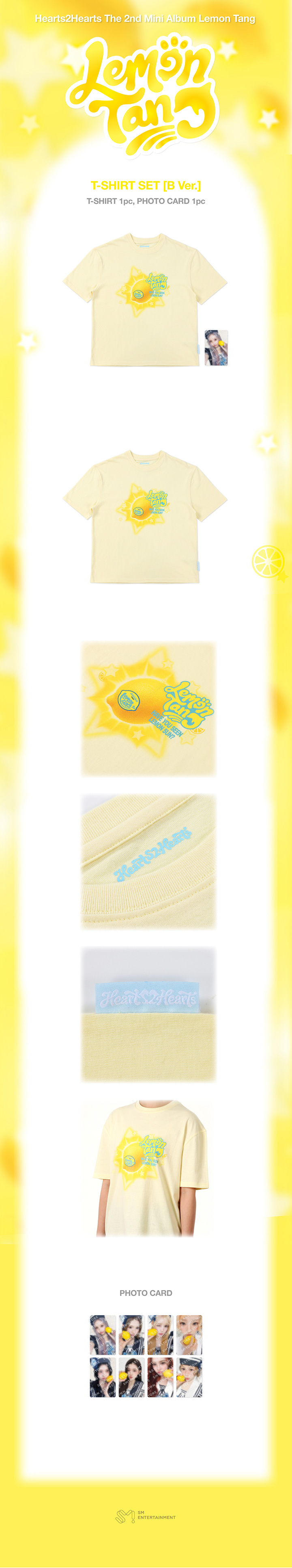 HEARTS2HEARTS LEMON TANG MD - T-SHIRT SET B