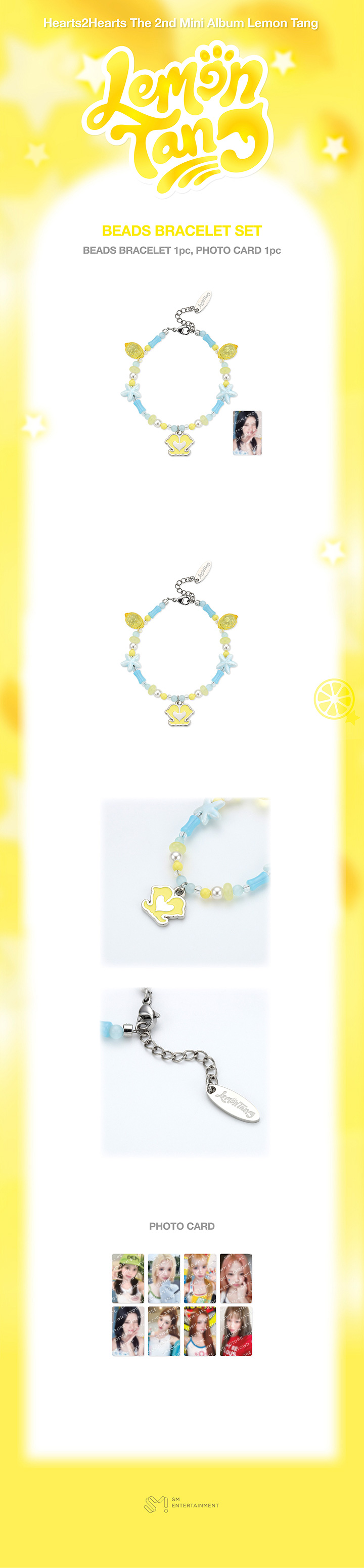 HEARTS2HEARTS LEMON TANG MD - BEADS BRACELET SET