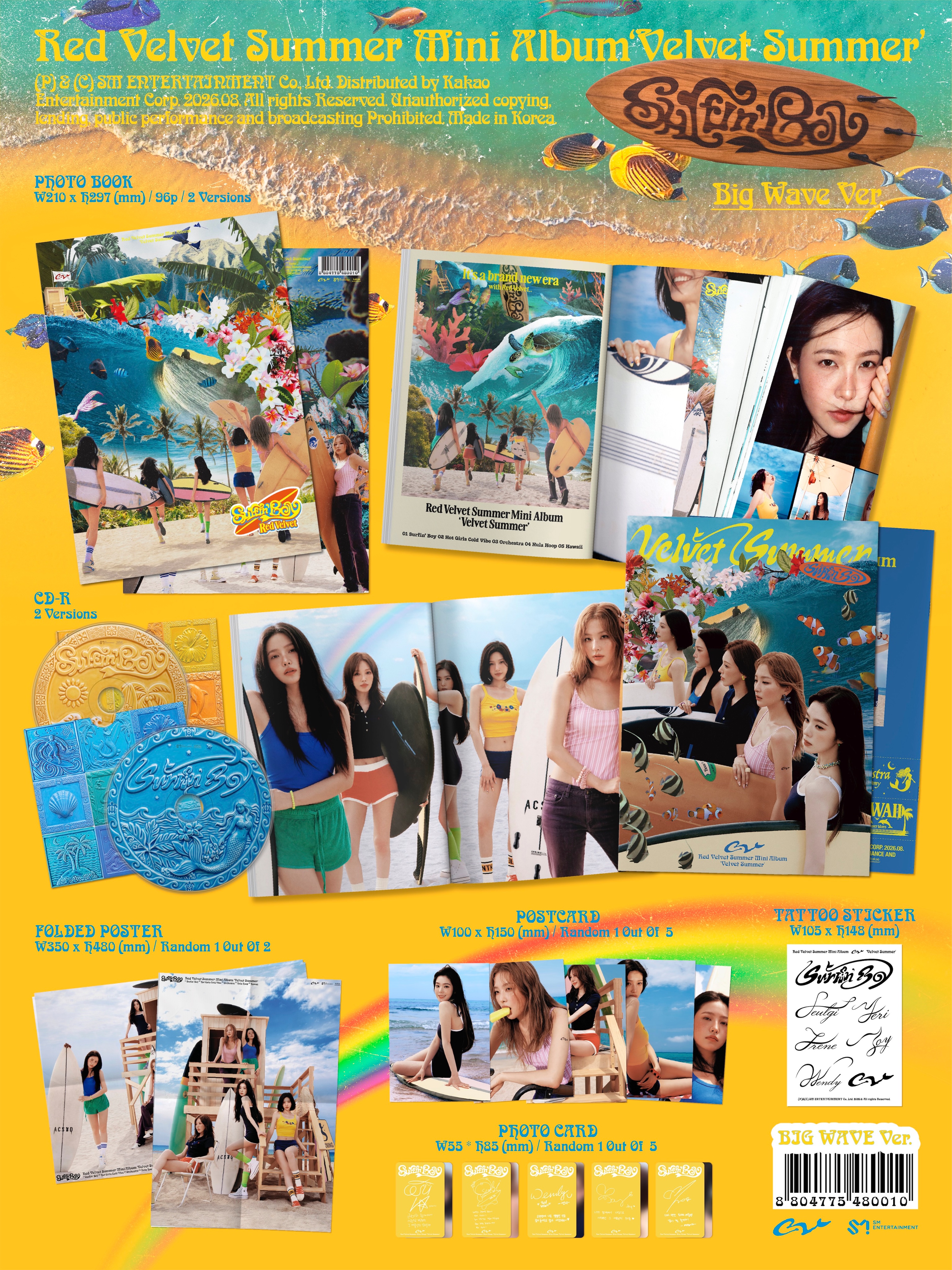 Red Velvet Velvet SUmmer Big Wave ver.