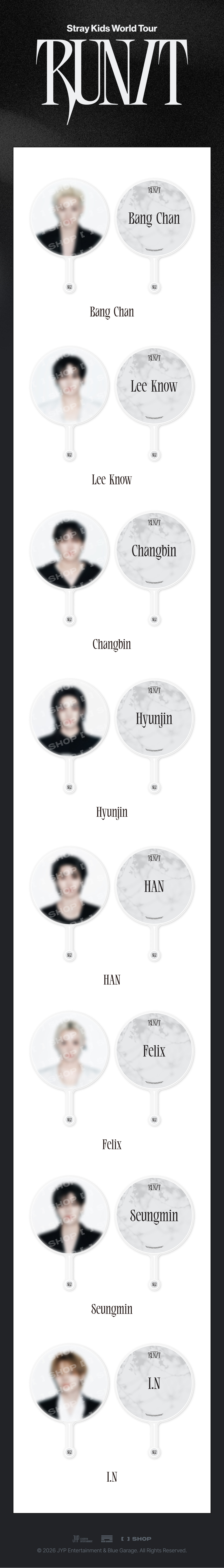Stray Kids - World Tour 'RUN IT SEOUL' MD : IMAGE PICKET