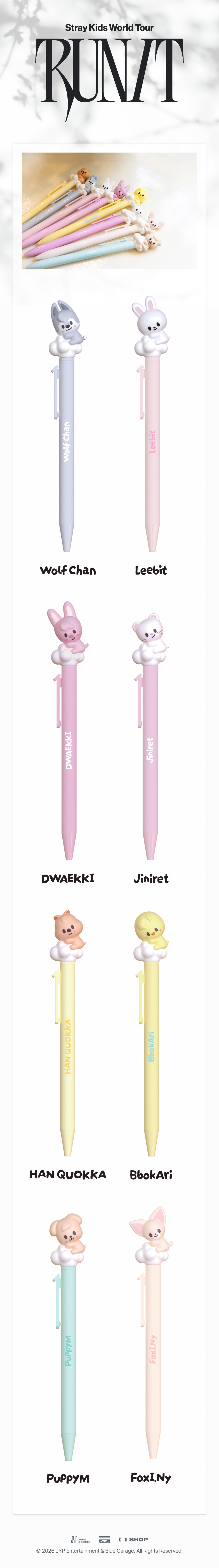 Stray Kids - World Tour 'RUN IT SEOUL' MD : SKZOO FIGURE PEN