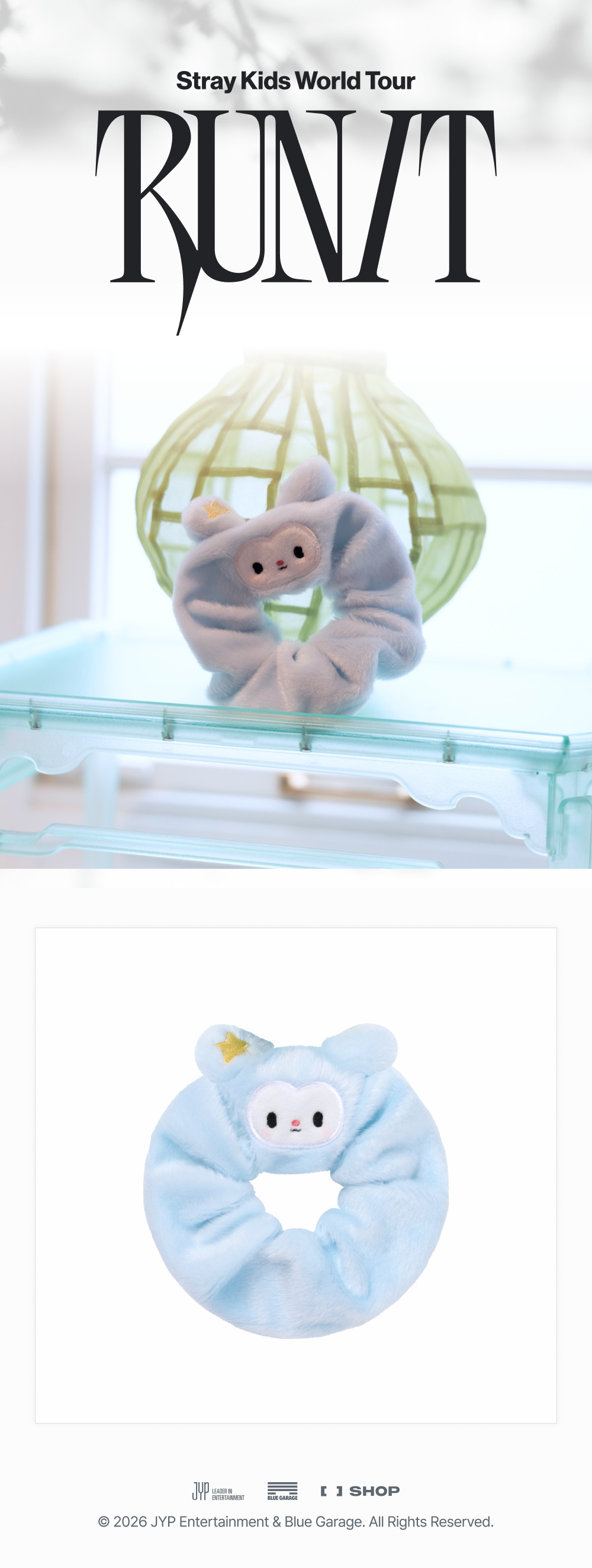 Stray Kids - World Tour 'RUN IT SEOUL' MD : TASY SCRUNCHIE
