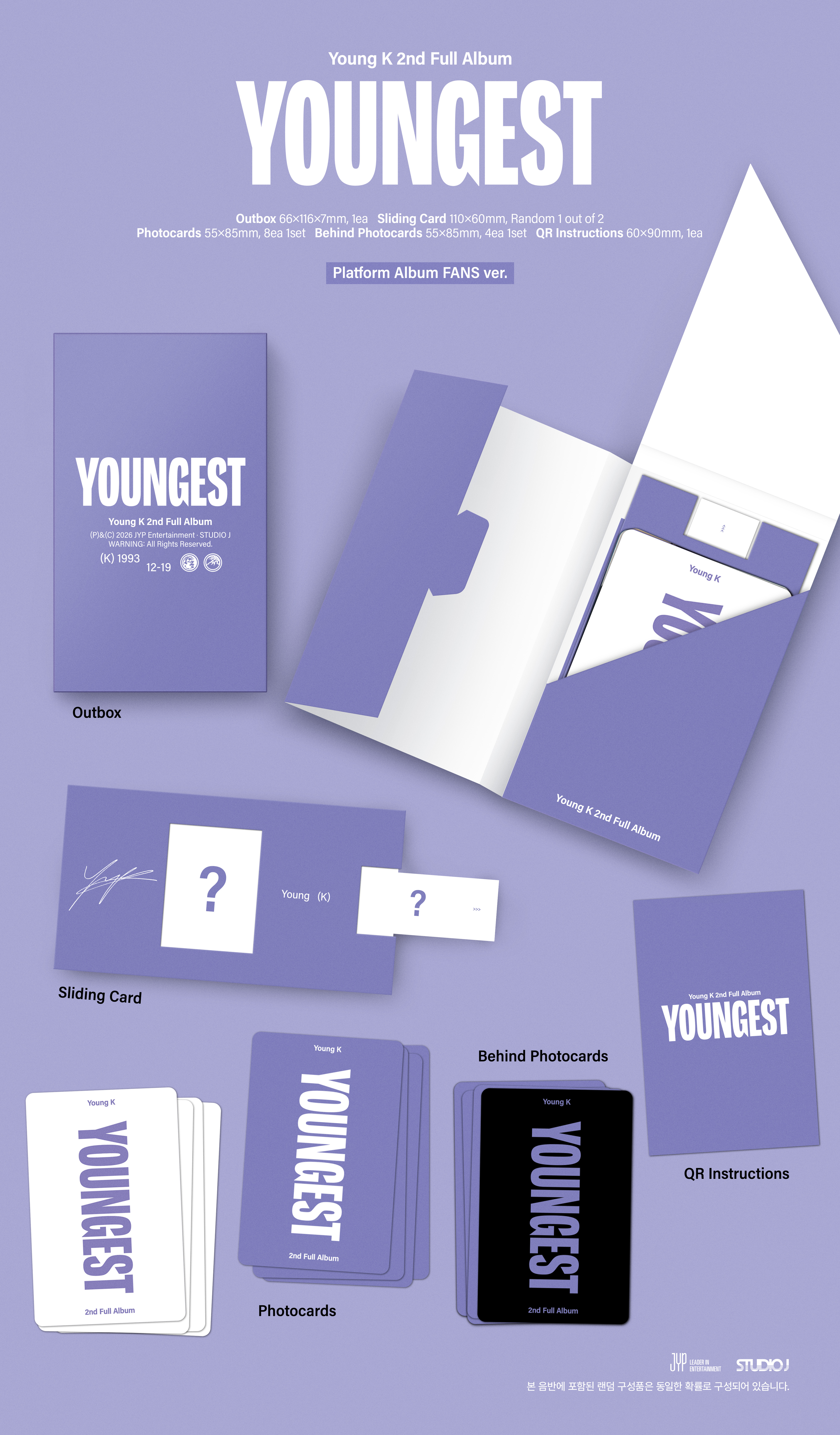 Young K - YOUNGEST (Platform Album FANS ver.)