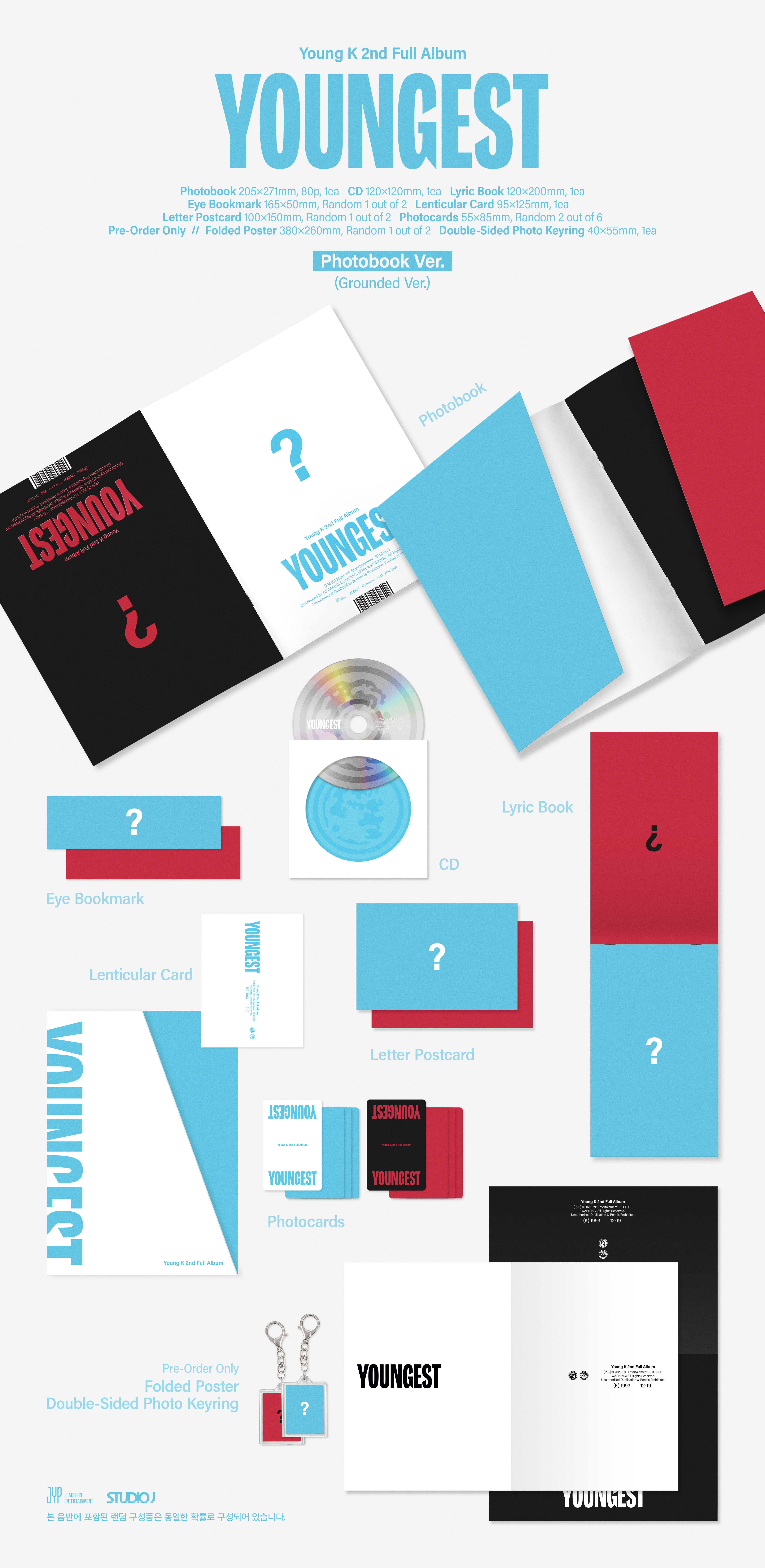 Young K - YOUNGEST (Grounded Photobook ver.)