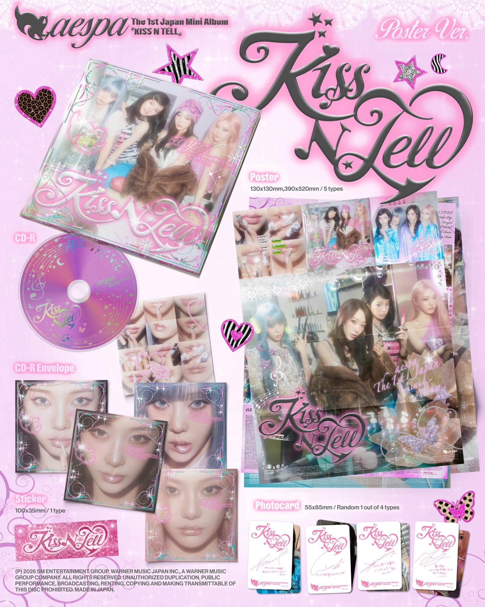 aespa - KISS N TELL (Poster ver.)