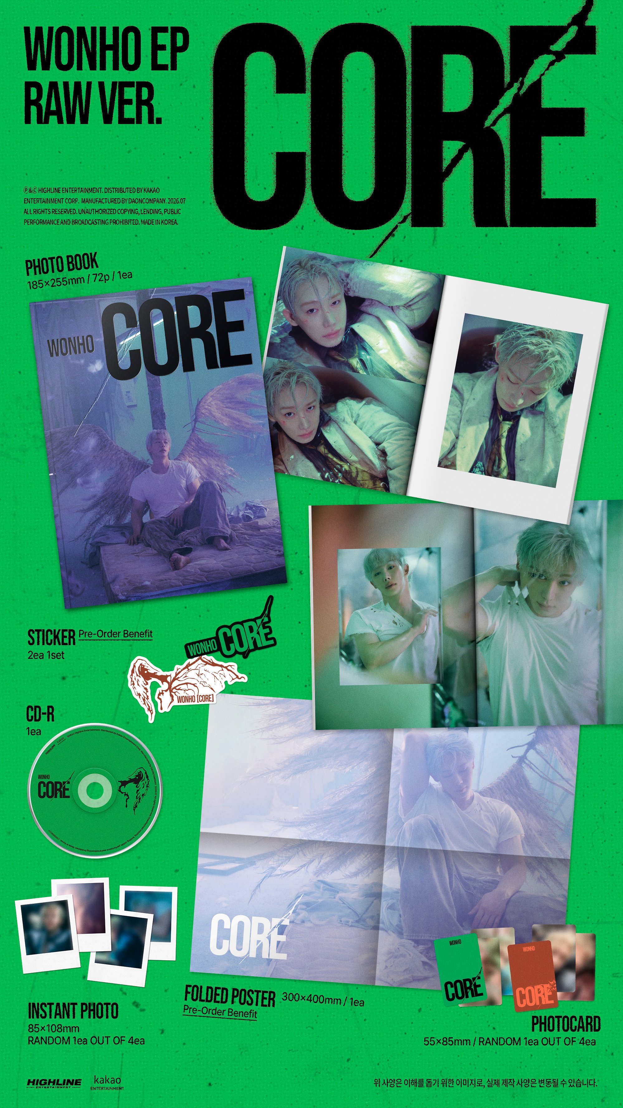WONHO CORE RAW