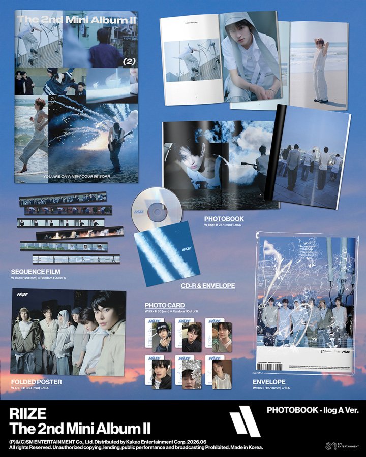 RIIZE II Photobook ver. llog A