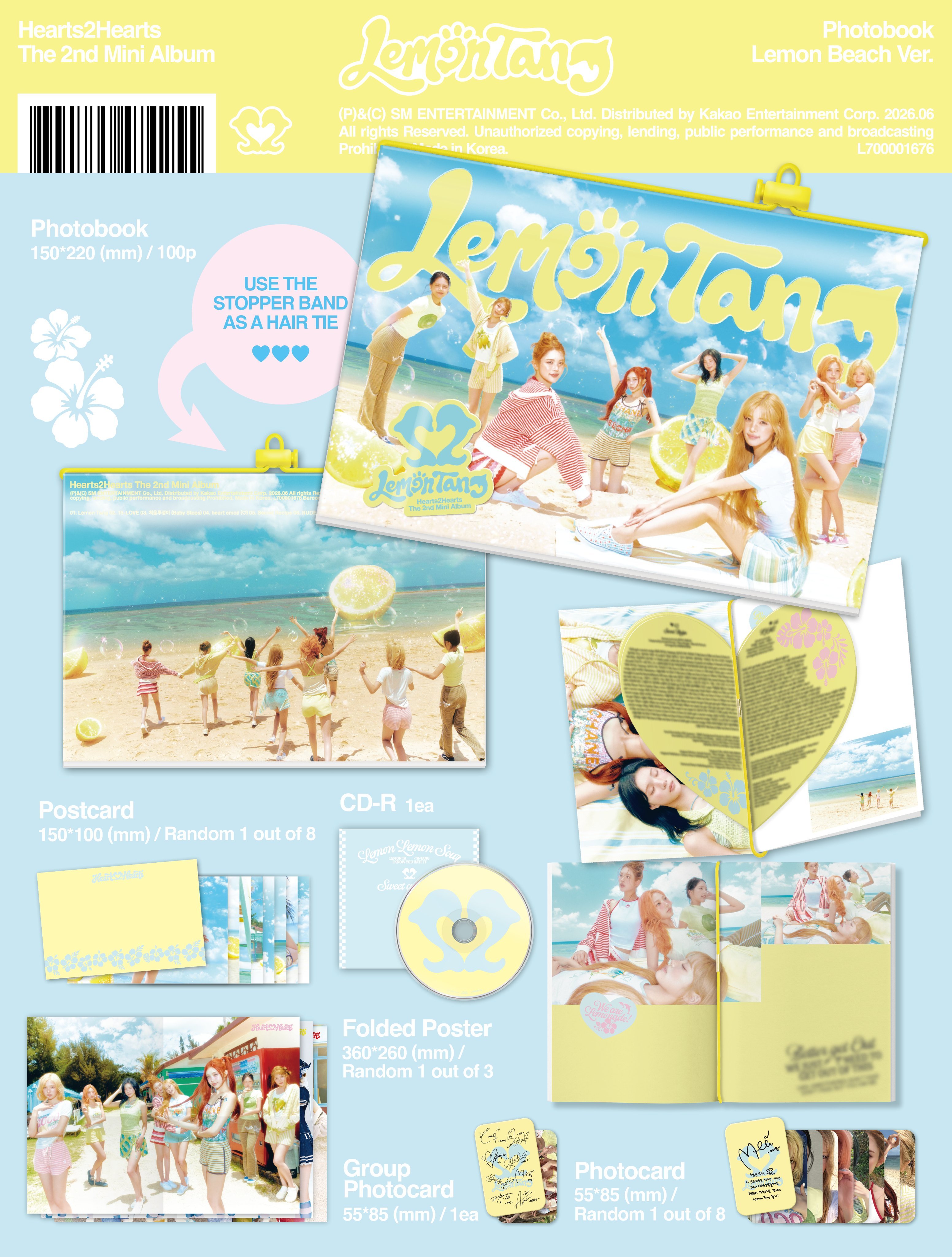 Hearts2Hearts - Lemon Tang (Photoboook ver. Lemon Beach)