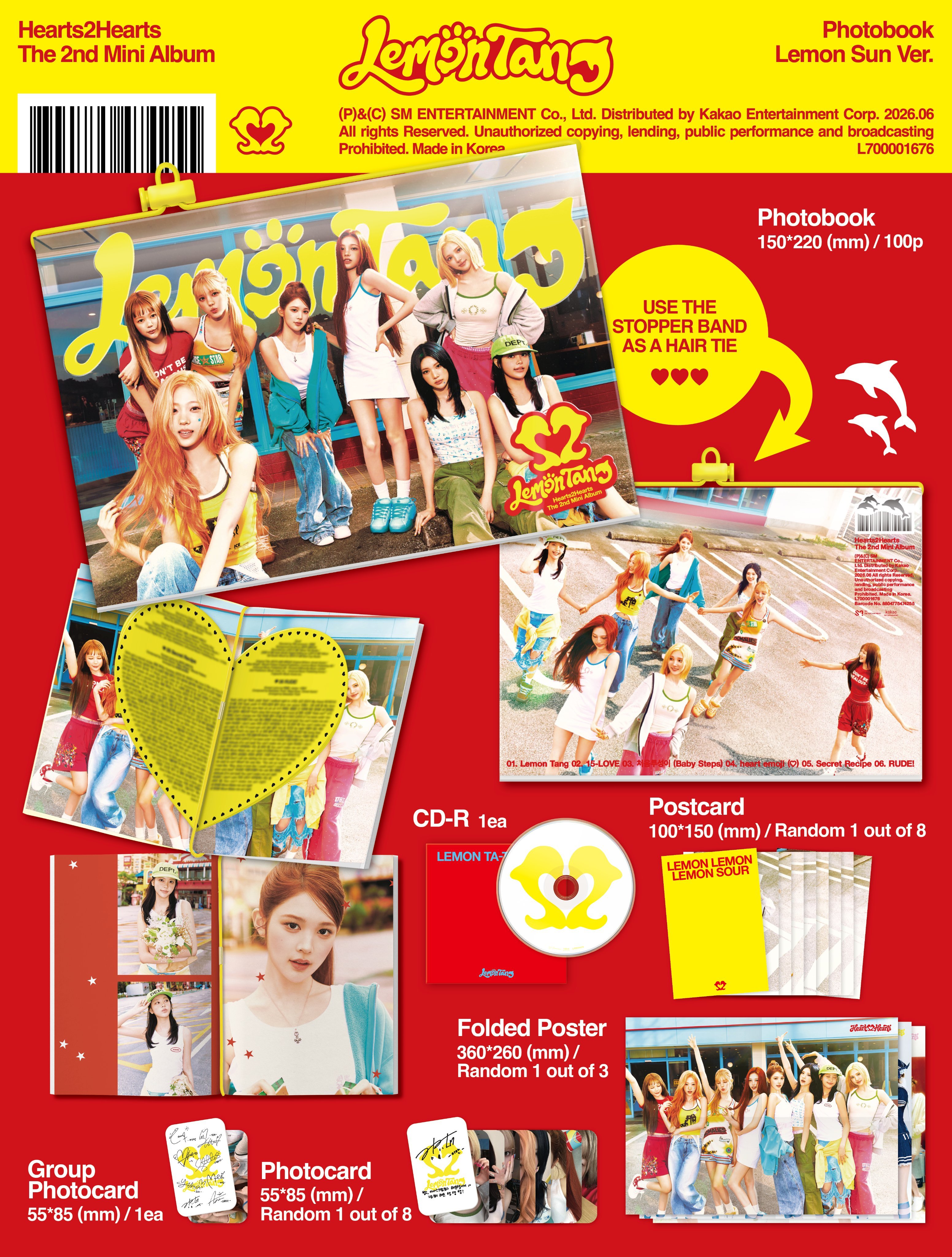 Hearts2Hearts - Lemon Tang (Photobook ver. Lemon Sun)