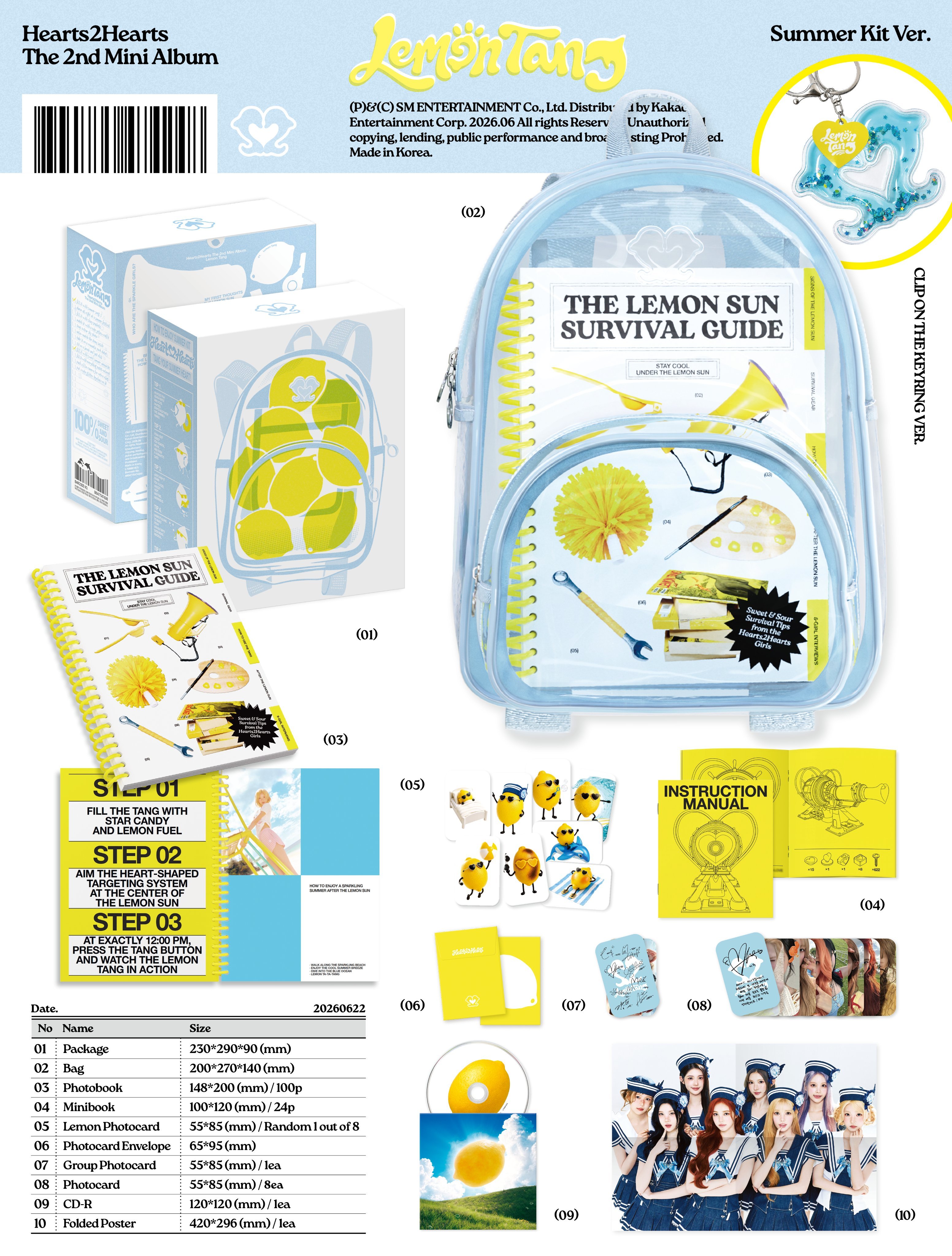 Hearts2Hearts - Lemon Tang (Summer Kit version)