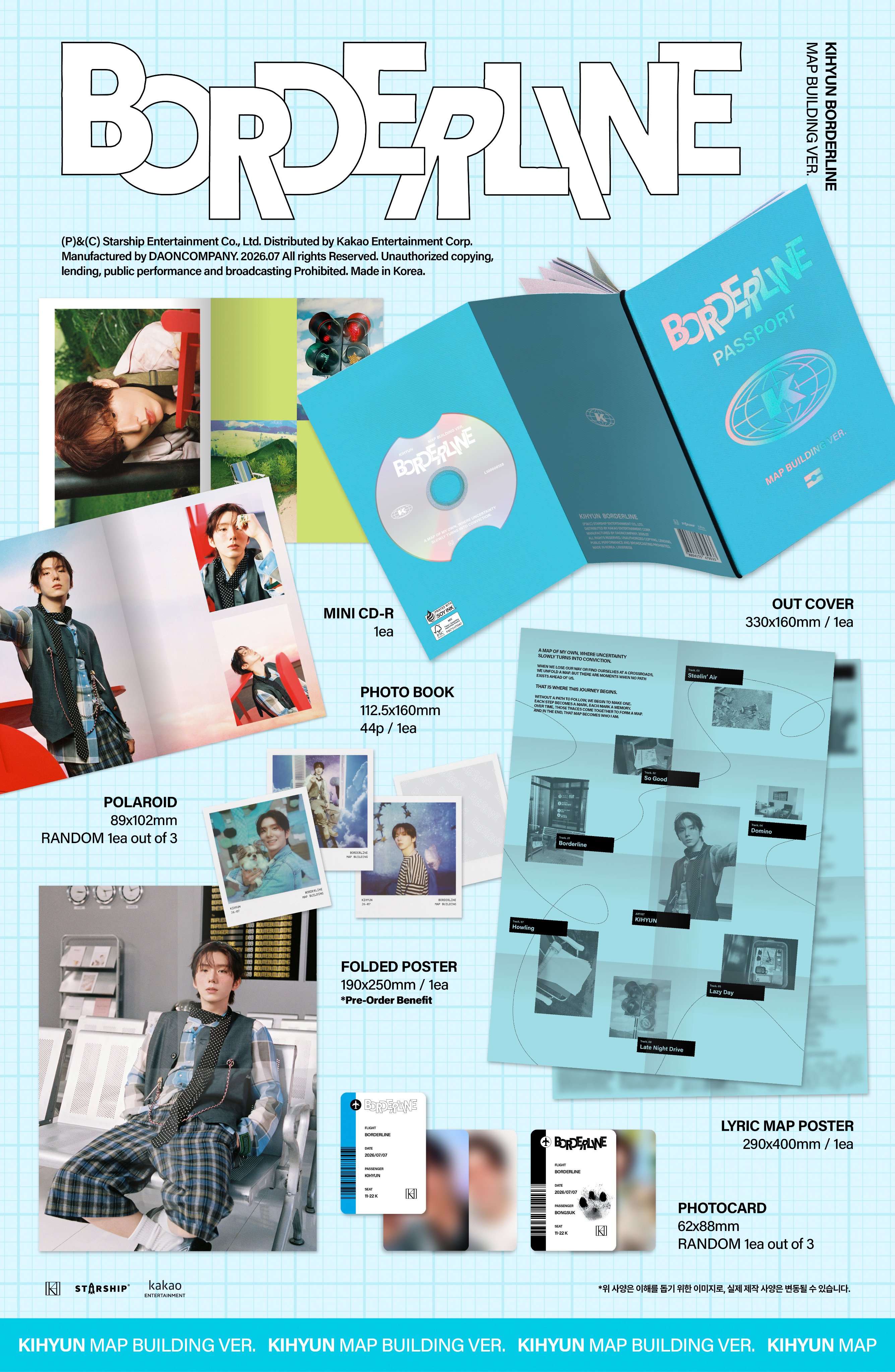 KIHYUN - BORDERLINE (MAP BUILDING Ver.)