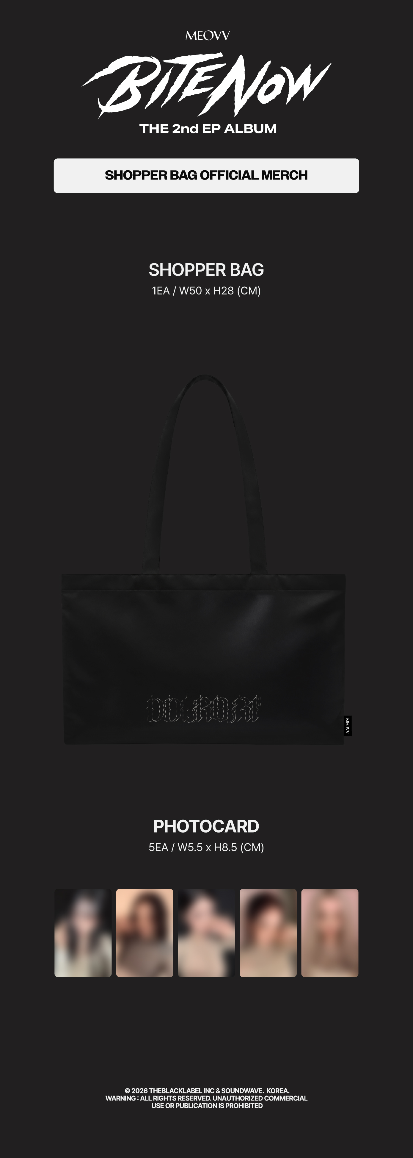 MEOVV BITE NOW POPUP shopper bag