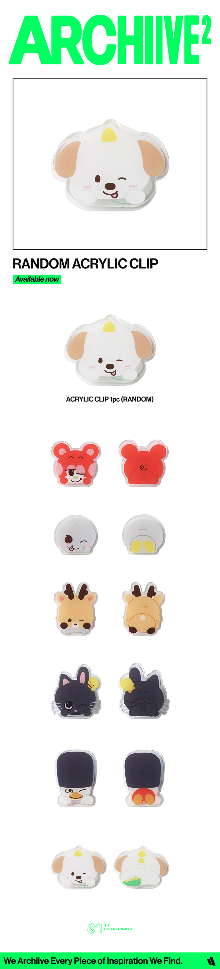 RIIZE - '2026 POP-UP [ARCHIIVE²]' RANDOM ACRYLIC CLIP