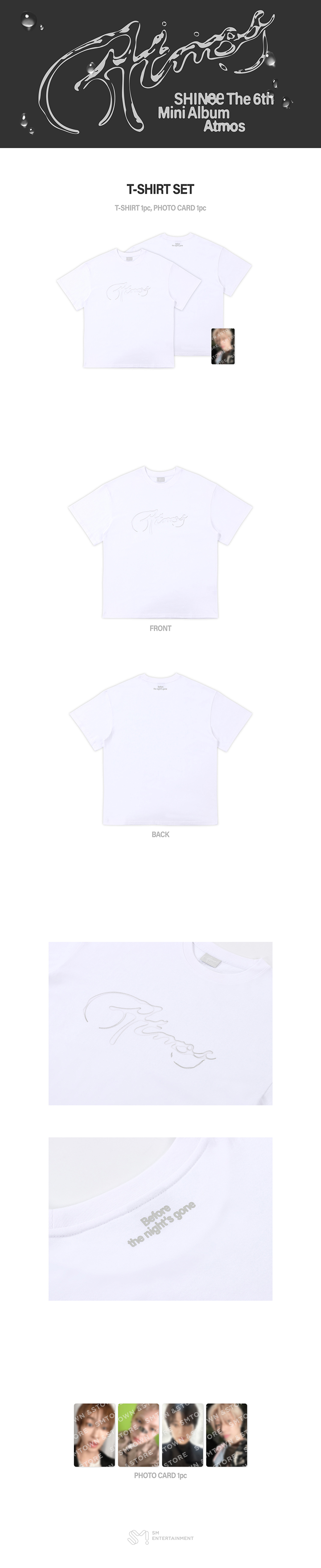 SHINEE Atmos MD T-SHIRT SET