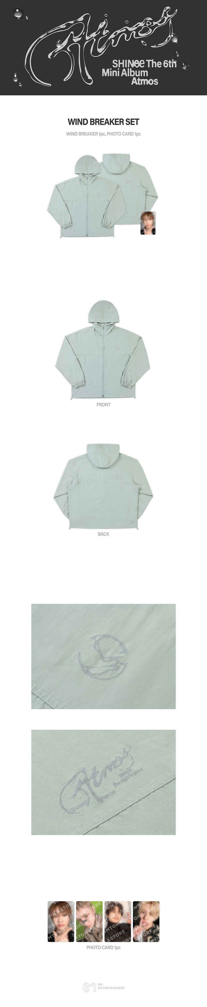 SHINee Atmos MD WIND BREAKER SET