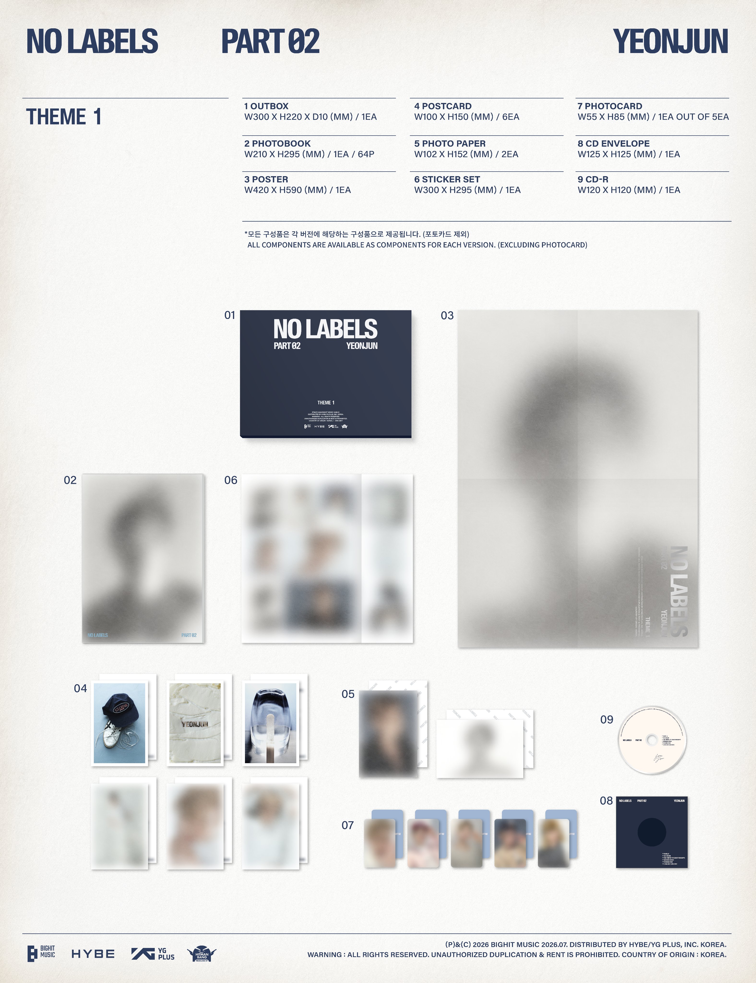 YEONJUN NO LABELS PART 02 THEME 1