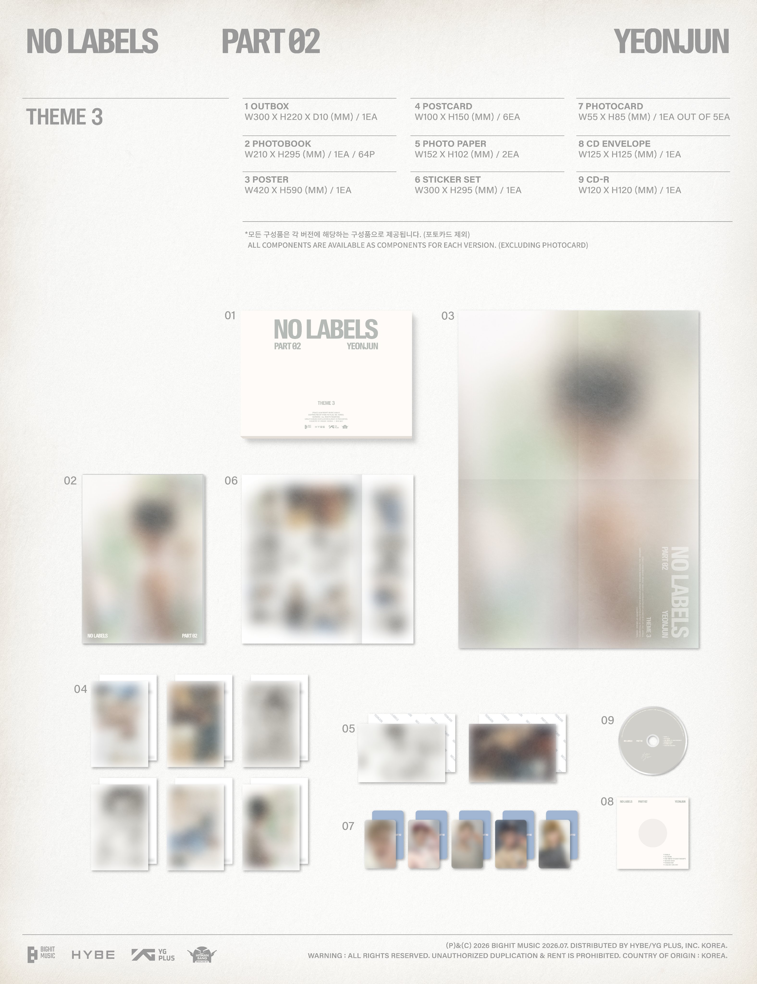 YEONJUN NO LABELS PART 02 THEME 3