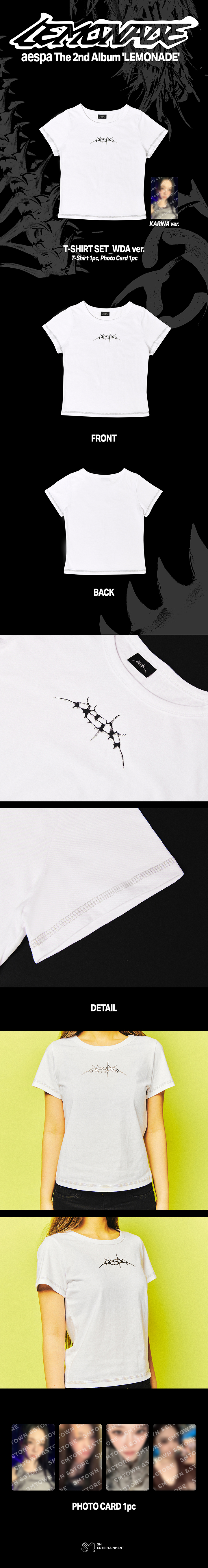 2026 aespa WEEK MAKE IT LEMONADE MD T-SHIRT SET WDA