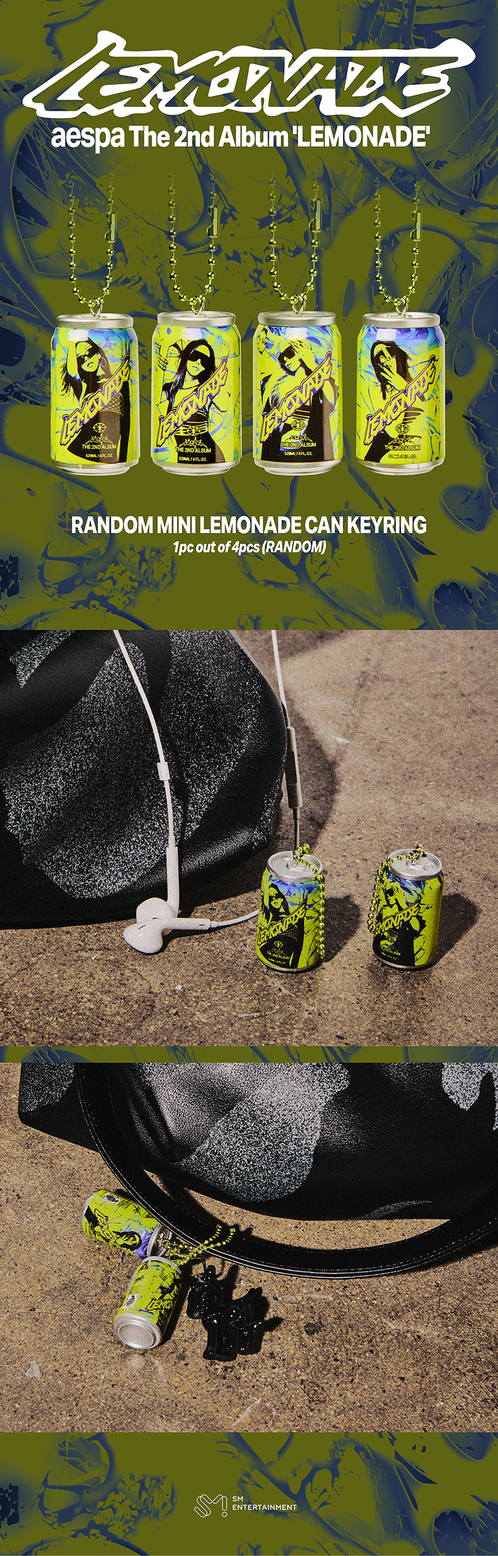 2026 aespa WEEK MAKE IT LEMONADE MD MINI CAN KEYRING