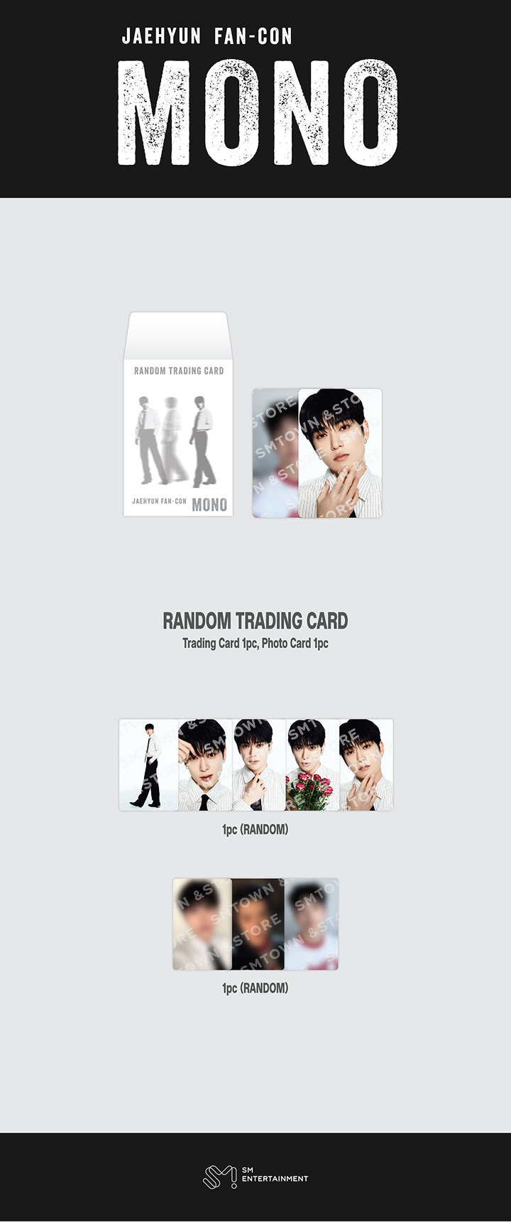 JAEHYUN RANDOM TRADING CARD SET 2026 FAN CON TOUR MONO