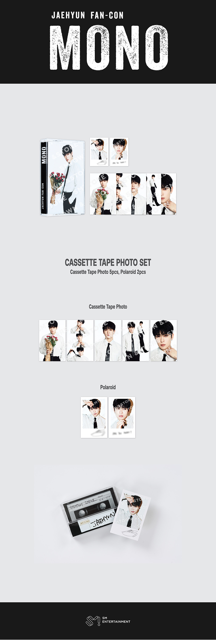 JAEHYUN CASSETTE TAPE PHOTO SET 2026 FAN CON TOUR MONO
