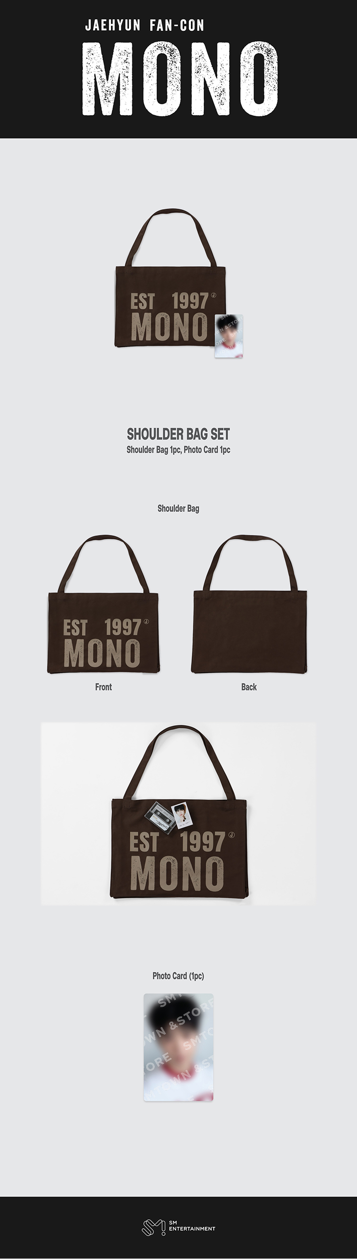 JAEHYUN SHOULDER BAG SET 2026 FAN CON TOUR MONO