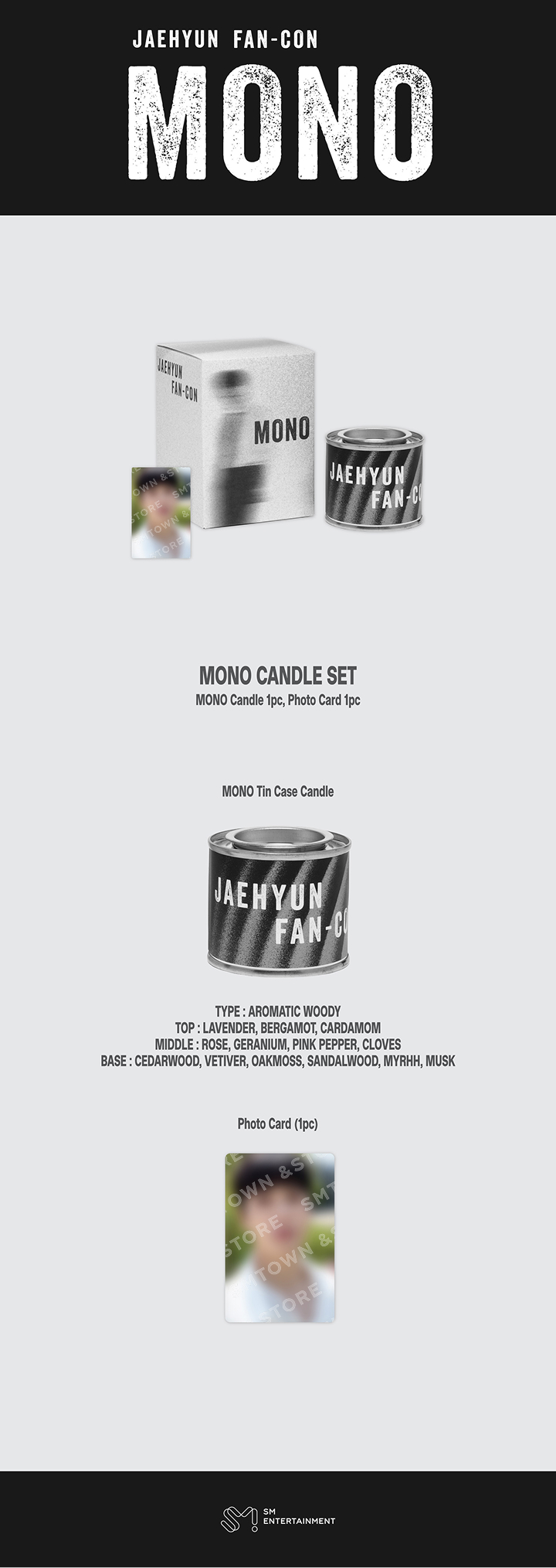 JAEHYUN MONO CANDLE SET 2026 FAN-CON TOUR