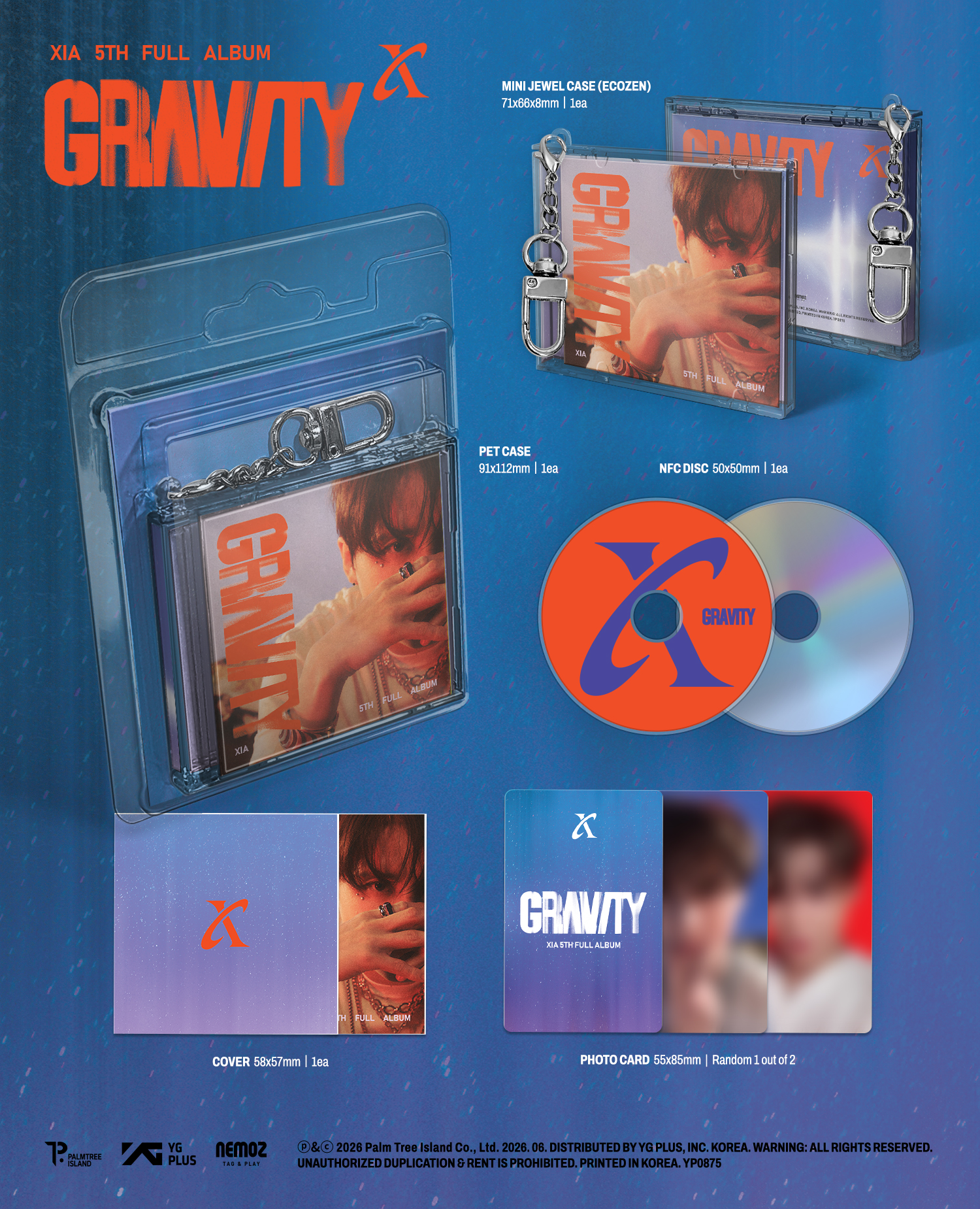 XIA - GRAVITY (KEYRING Ver.)