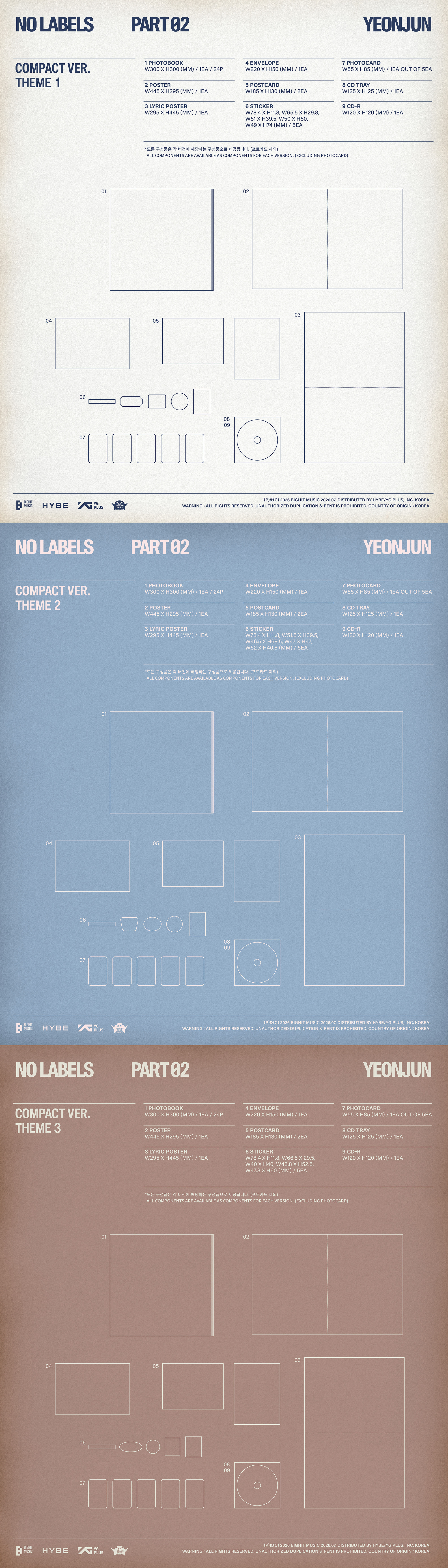 YEONJUN - NO LABELS PART 02 (COMPACT Ver.)