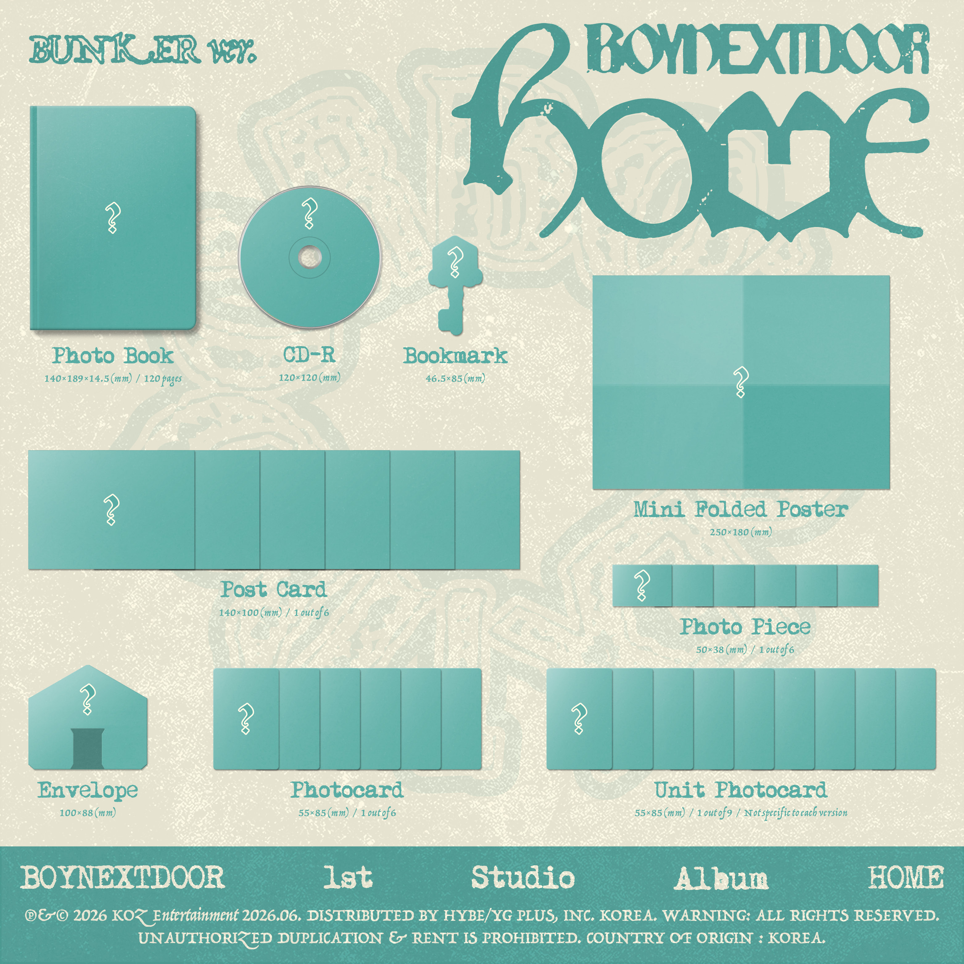 BOYNEXTDOOR - HOME (BUNKER ver.)