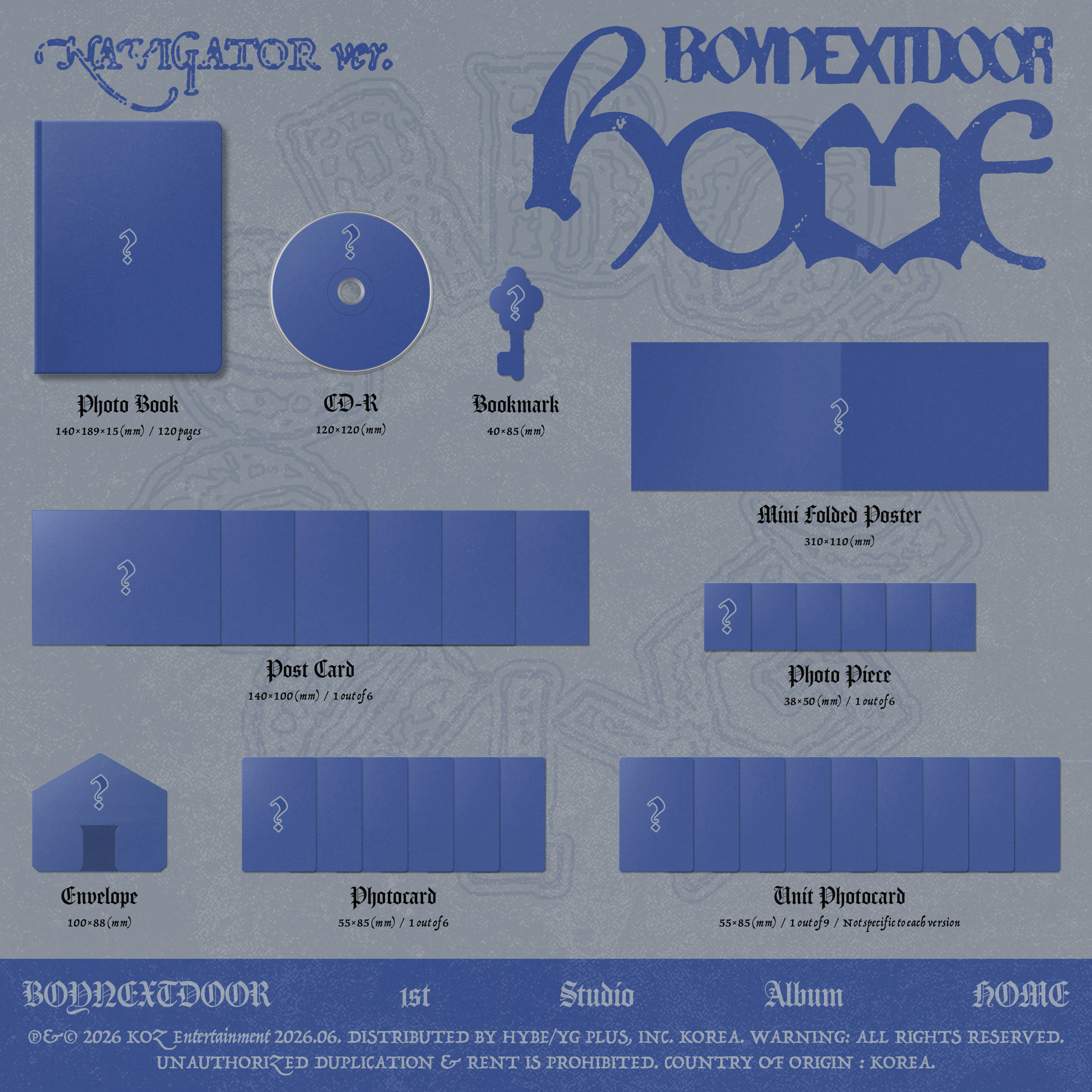 BOYNEXTDOOR - HOME (NAVIGATOR ver.)
