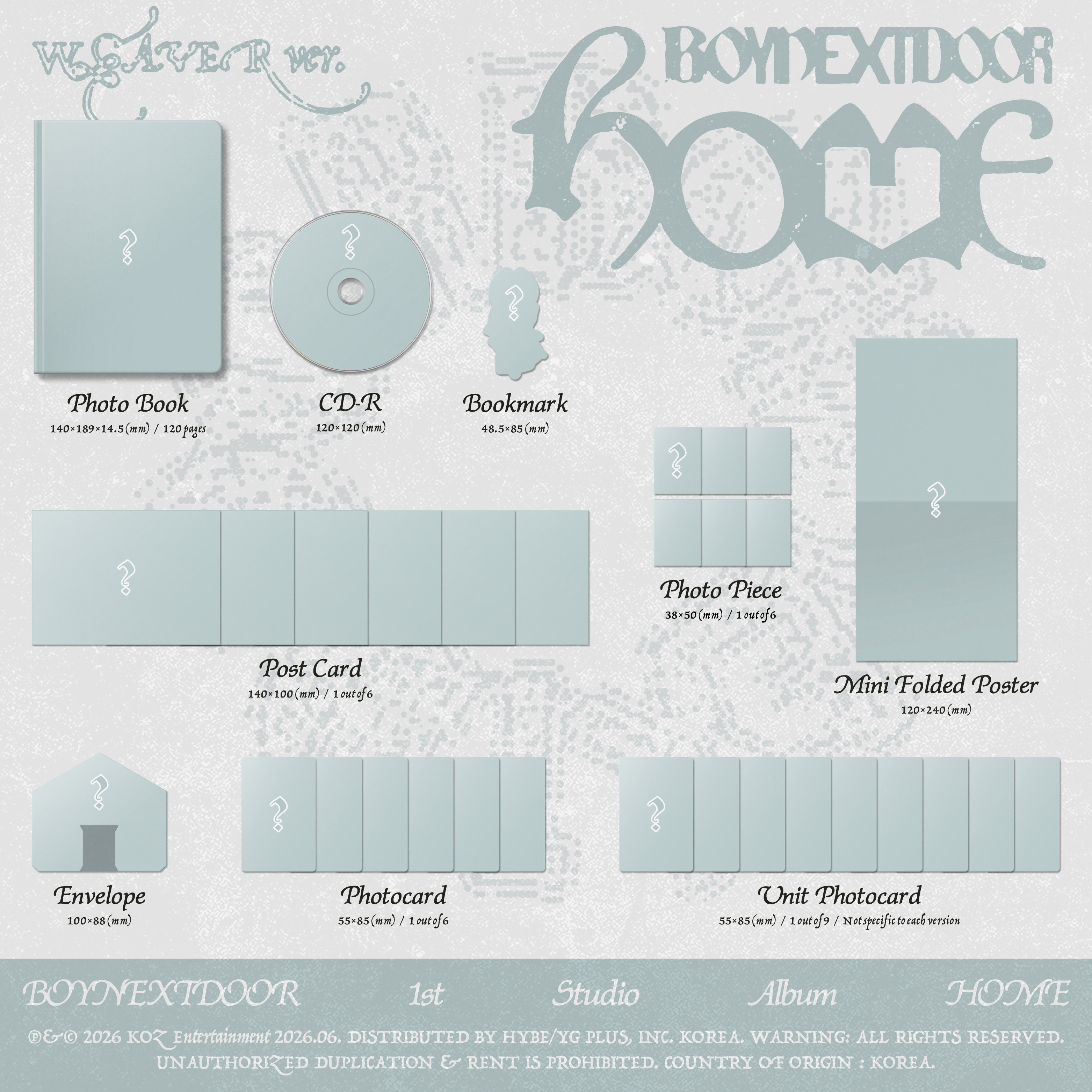 BOYNEXTDOOR - HOME (WEAVER ver.)