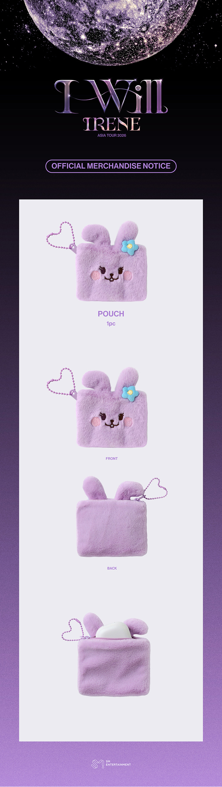 IRENE 2026 ASIA TOUR 'I-WILL' OFFICIAL MD POUCH