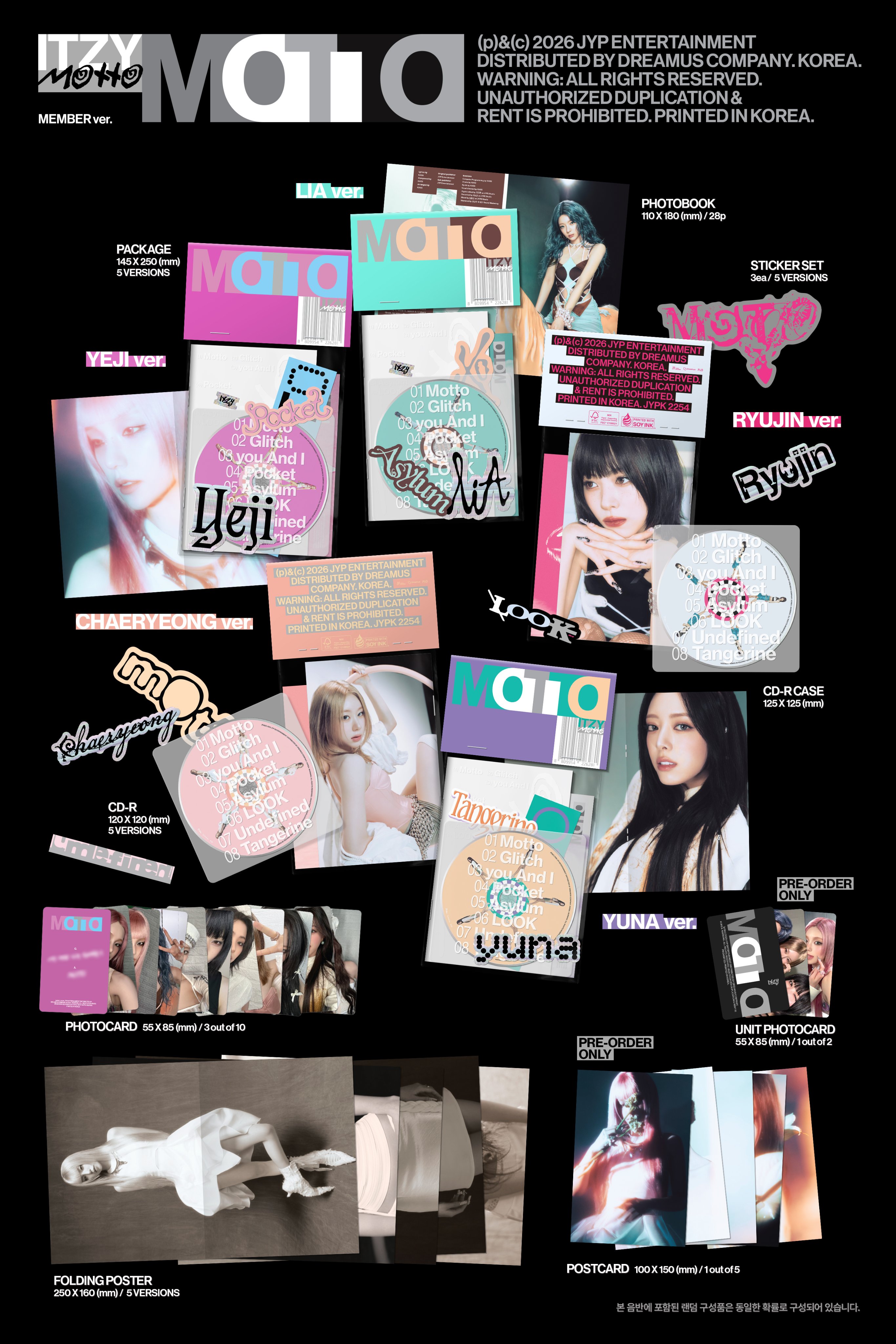 ITZY - Motto (MEMBER ver.)